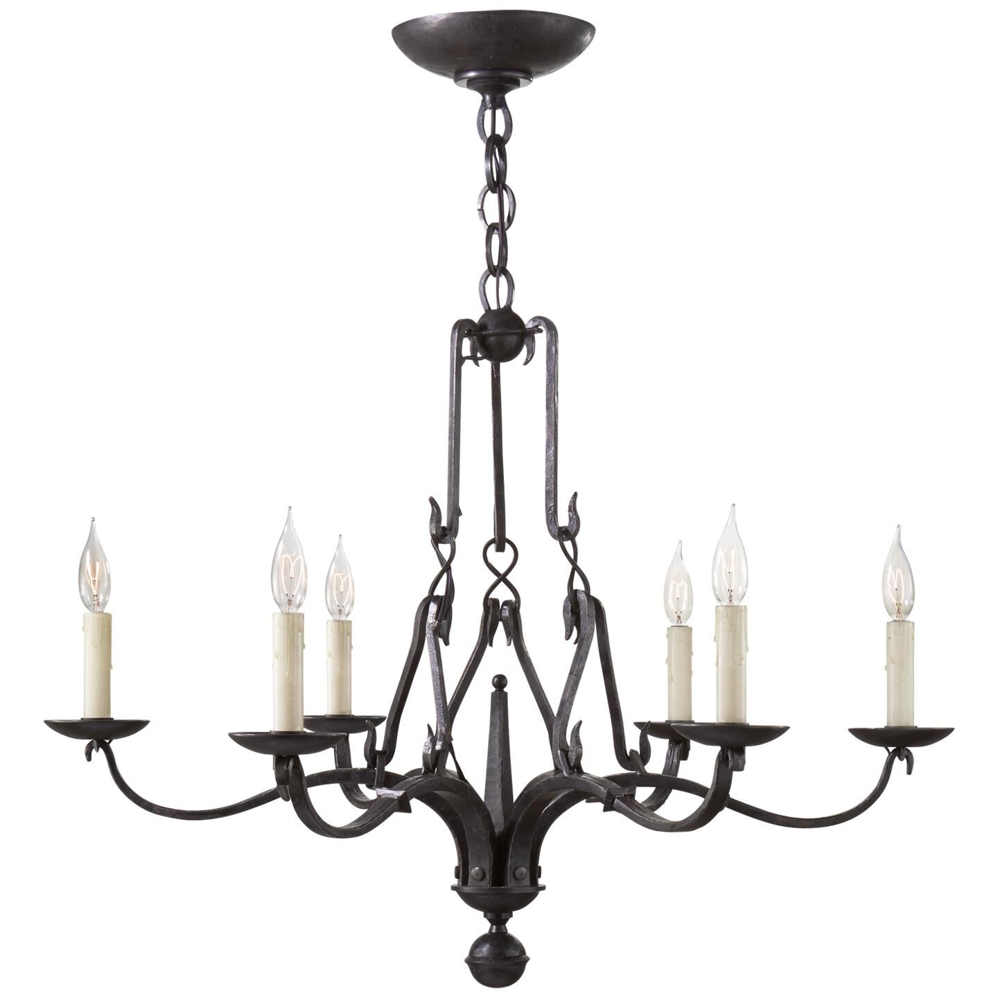 Ralph Lauren Allegra 33 Inch 6 Light Chandelier by Ralph Lauren