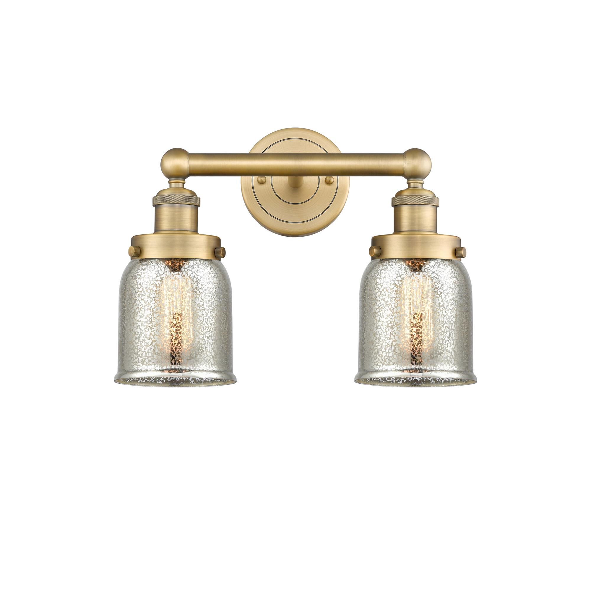 Shown in Brushed Brass finish and Silver Plated Mercury glass