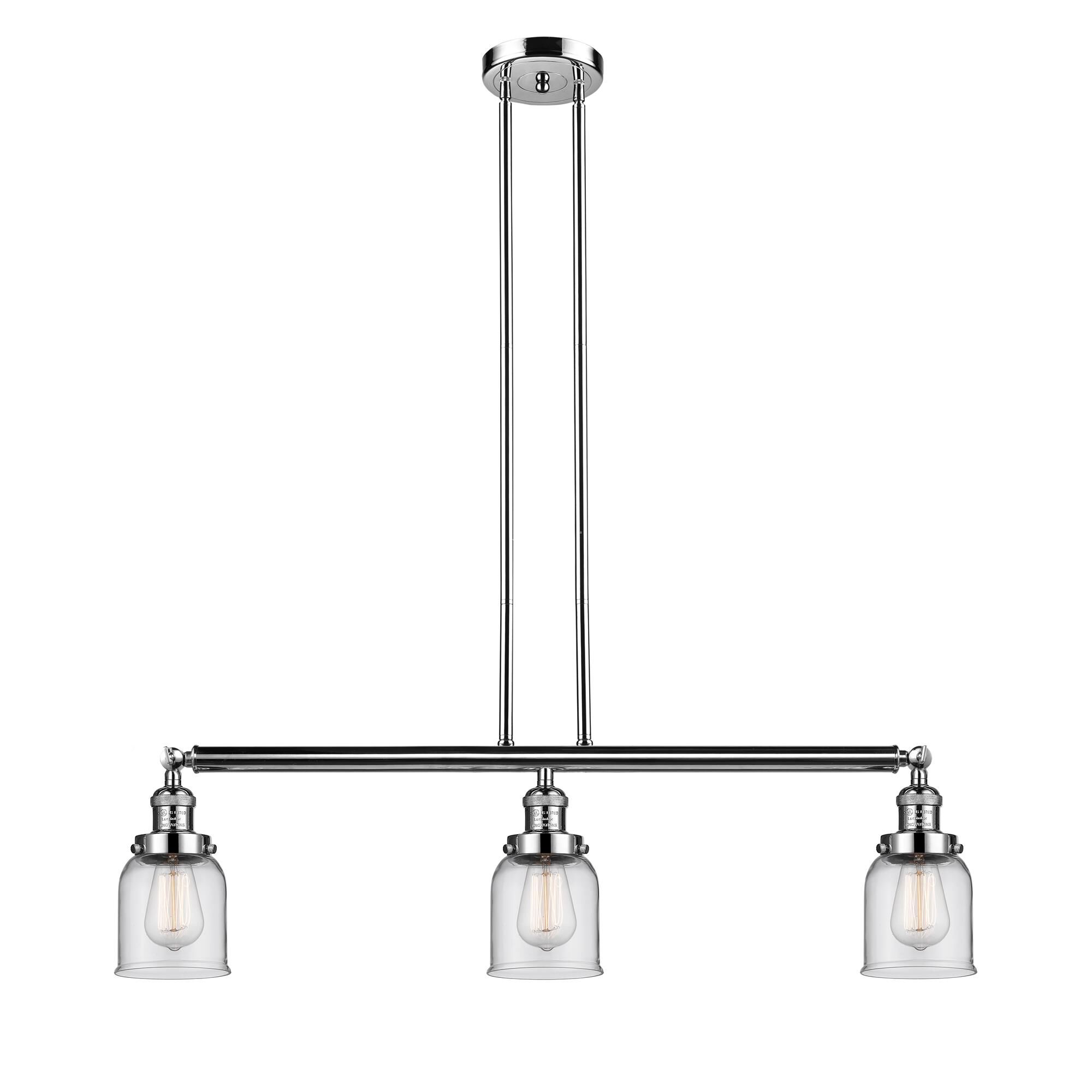 Shown in Polished Nickel finish and Clear glass