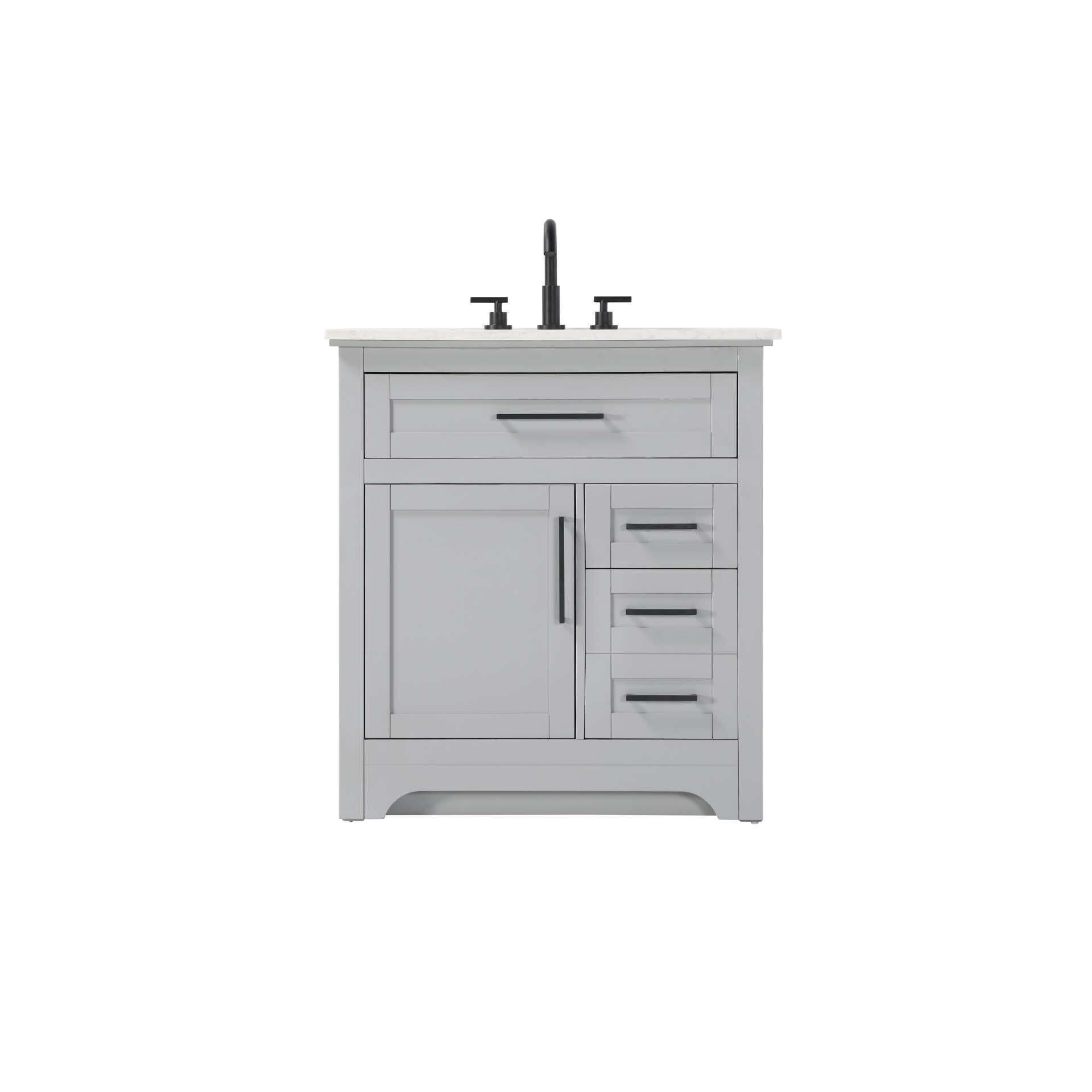 Shown in Grey finish