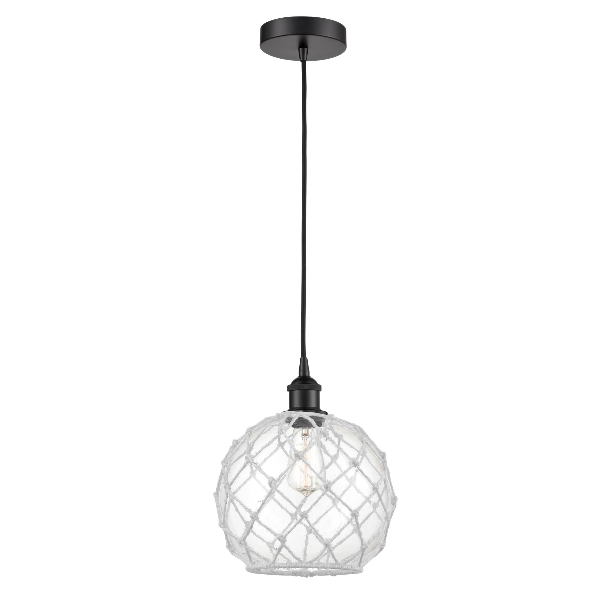 Bruno Marashlian Farmhouse Rope 10 Inch Mini Pendant by Innovations Lighting