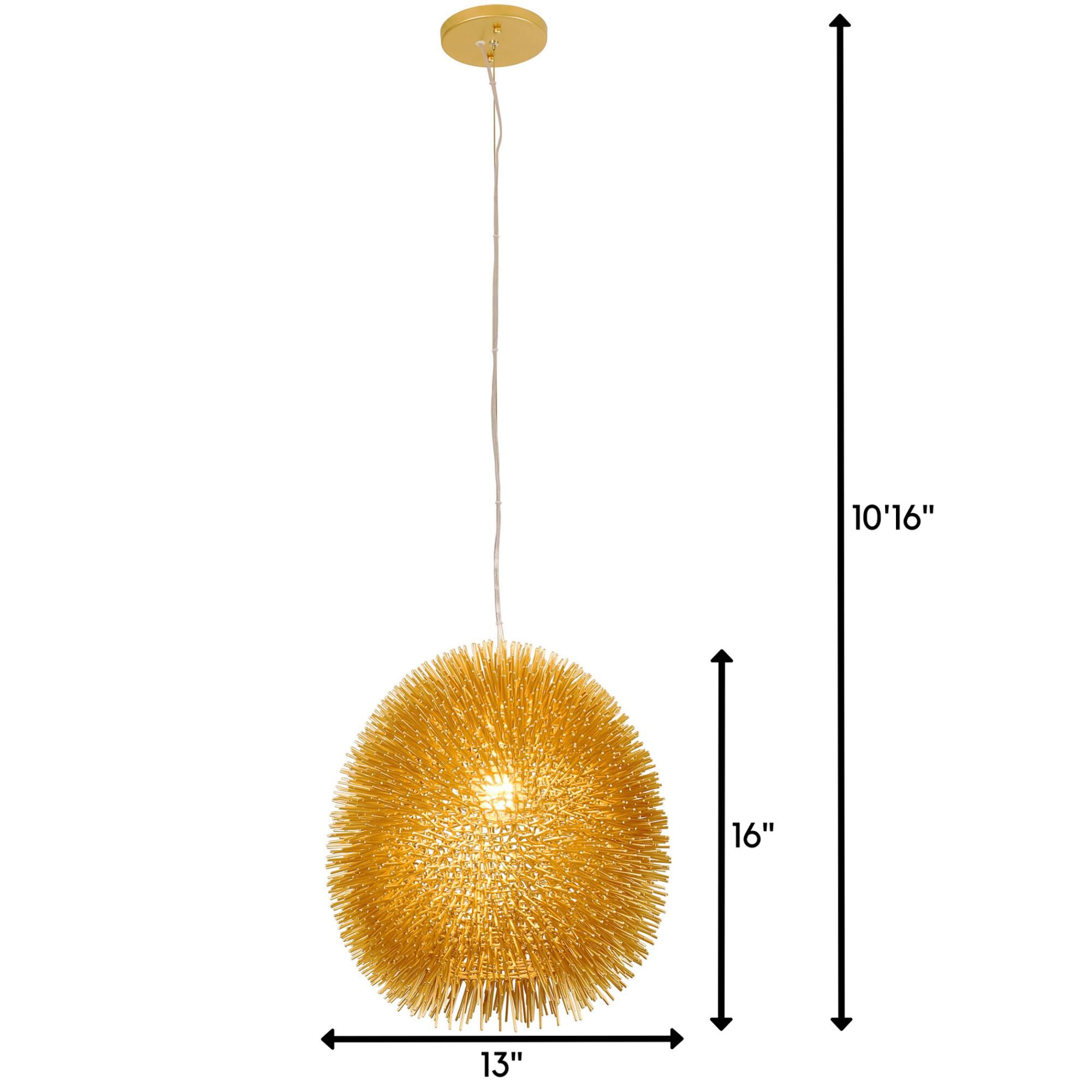 Varaluz Urchin 13 Inch Large Pendant