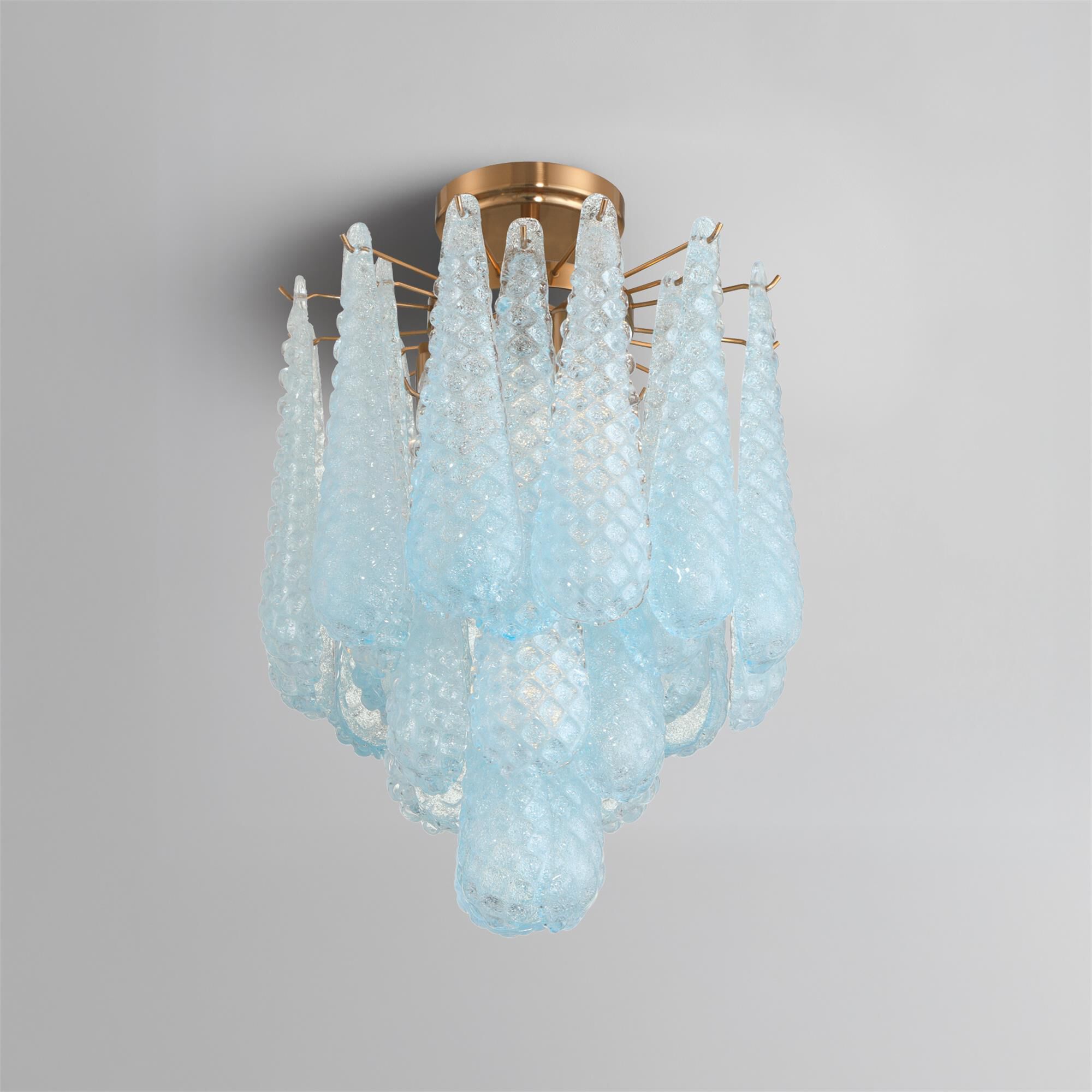 Ollie 14 Inch 4 Light Semi Flush Mount,
