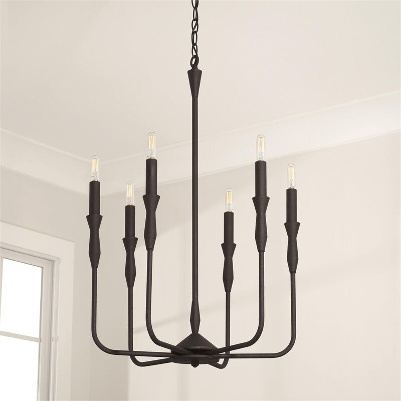 Paloma 20 Inch 6 Light Mini Chandelier by Capital Lighting Fixture Company