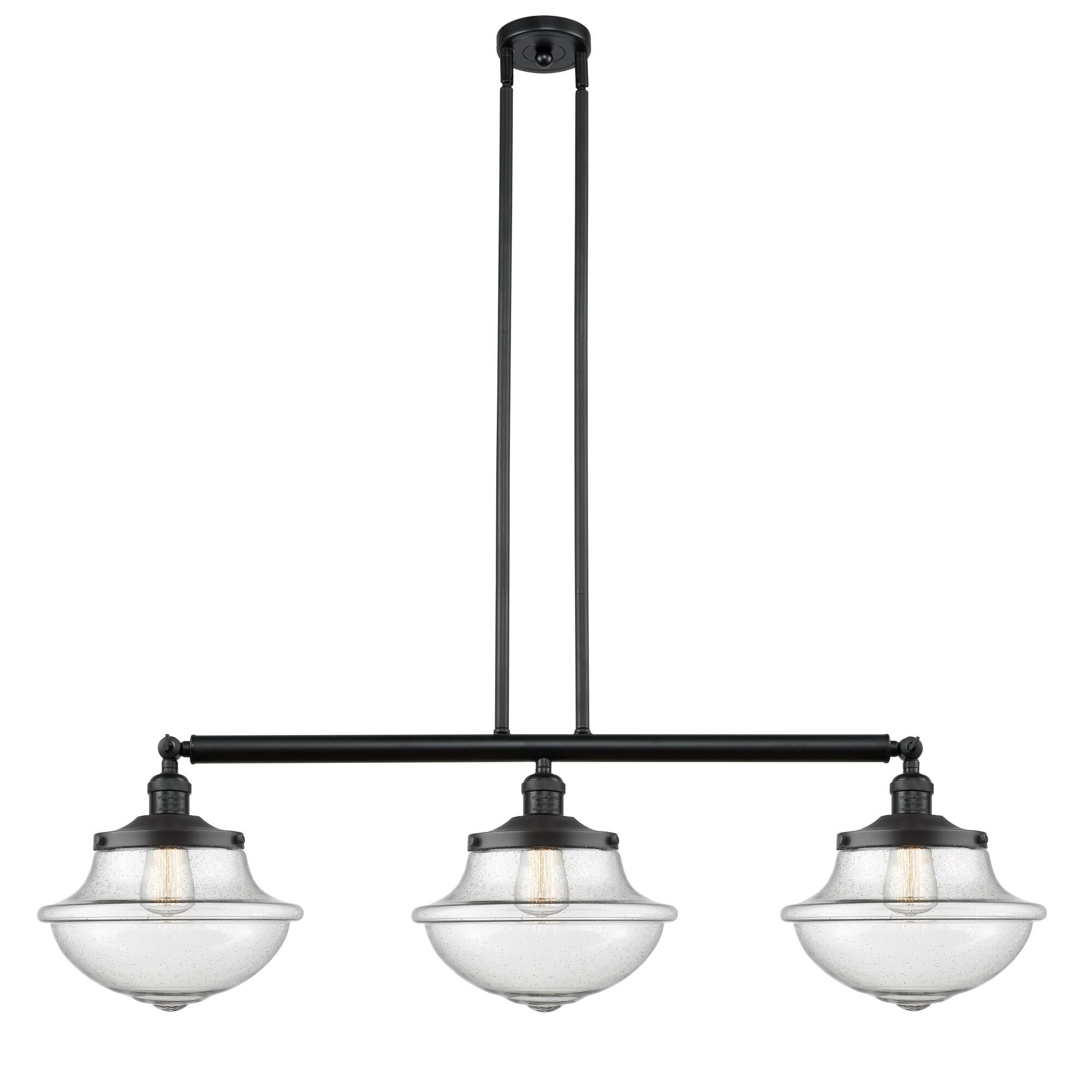 Bruno Marashlian Large Oxford 42 Inch 3 Light Linear Suspension Light by Innovations Lighting