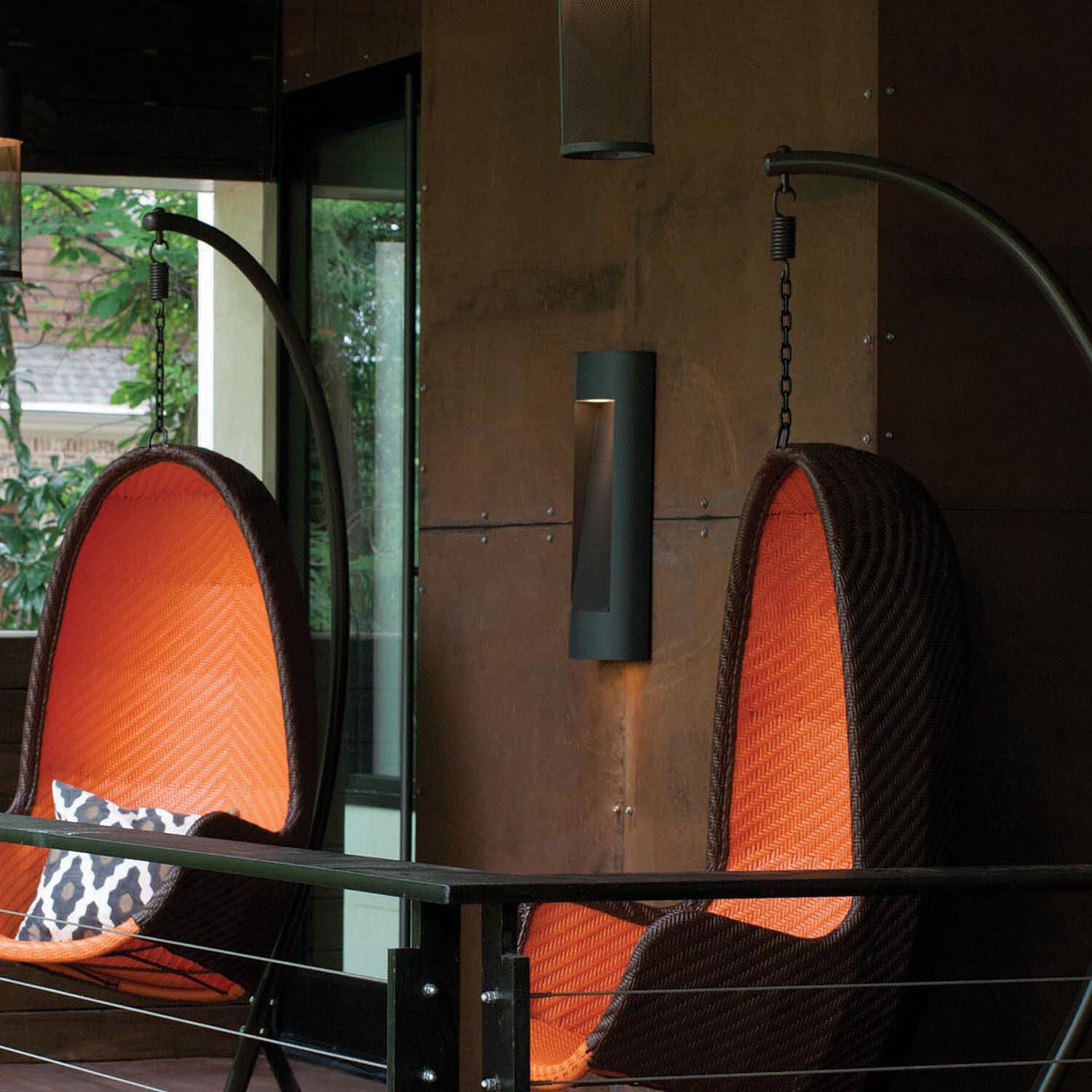 Luna 24 Inch Tall 2 Light Outdoor Wall Light by Hinkley Lighting