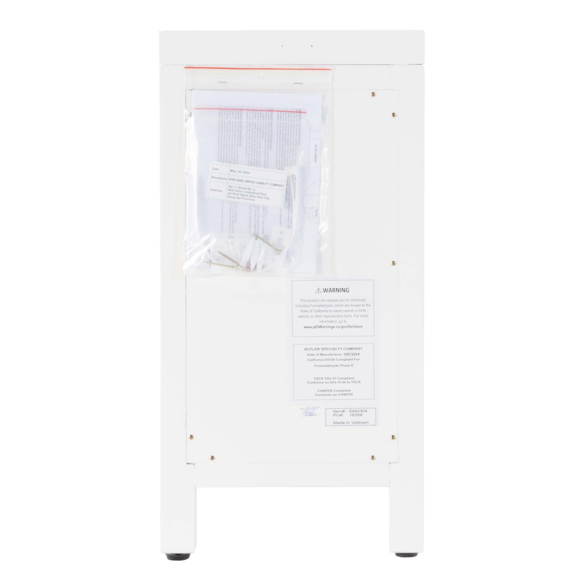 Shown in Smooth White finish