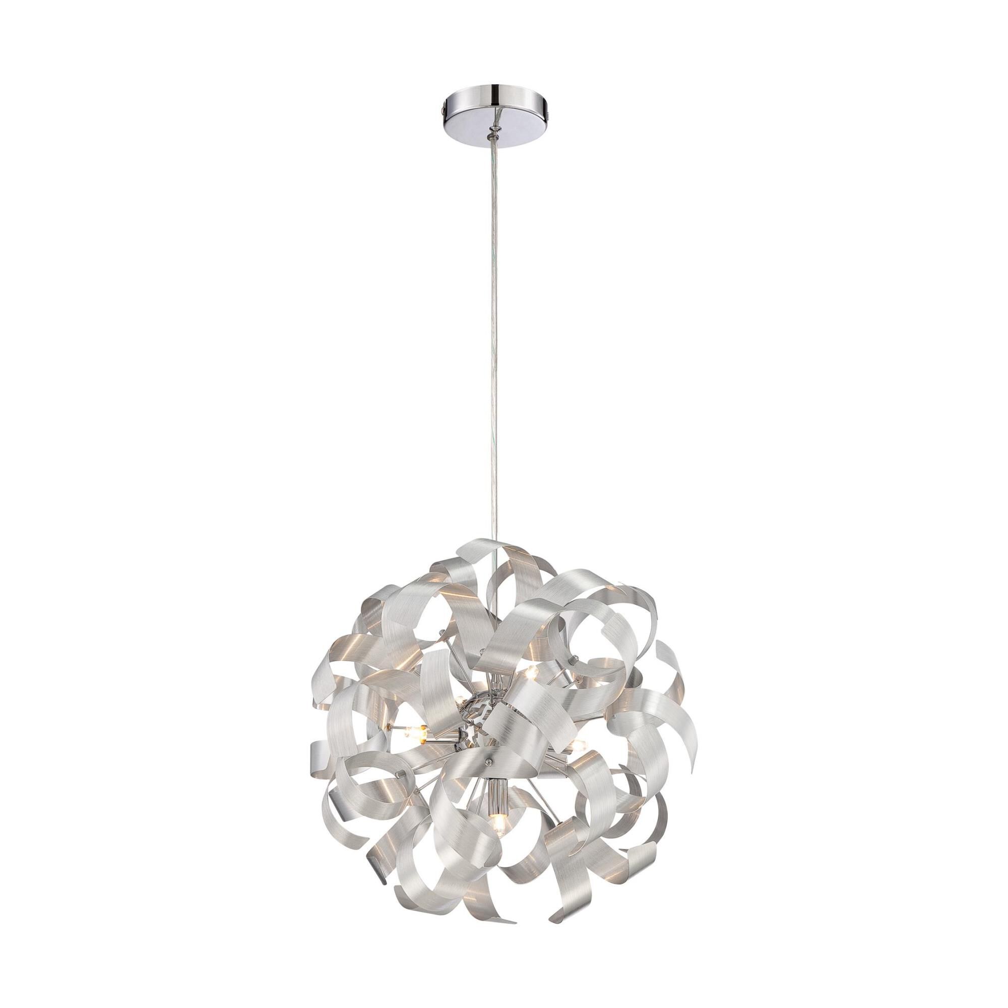 Platinum Collection Ribbons 17 Inch Large Pendant by Quoizel