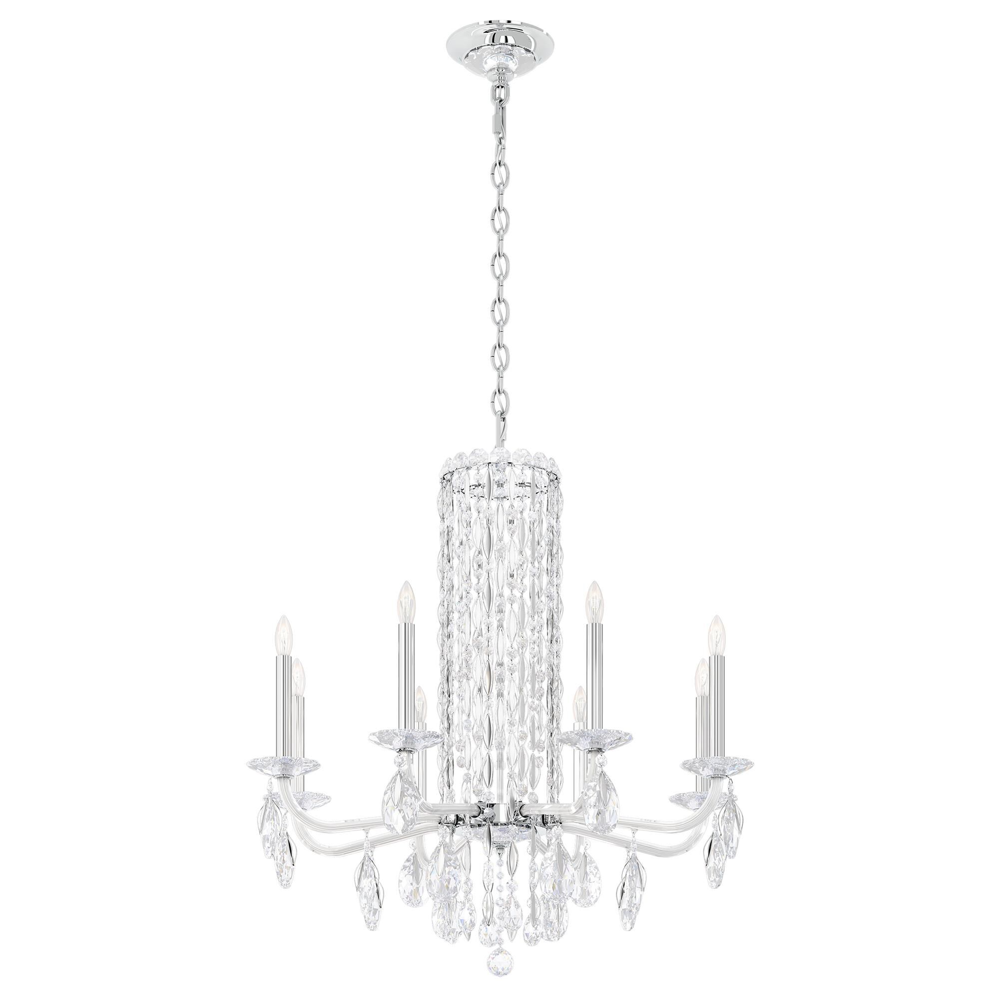 Shown in Polished Stainless Steel finish and Clear Radiance crystal