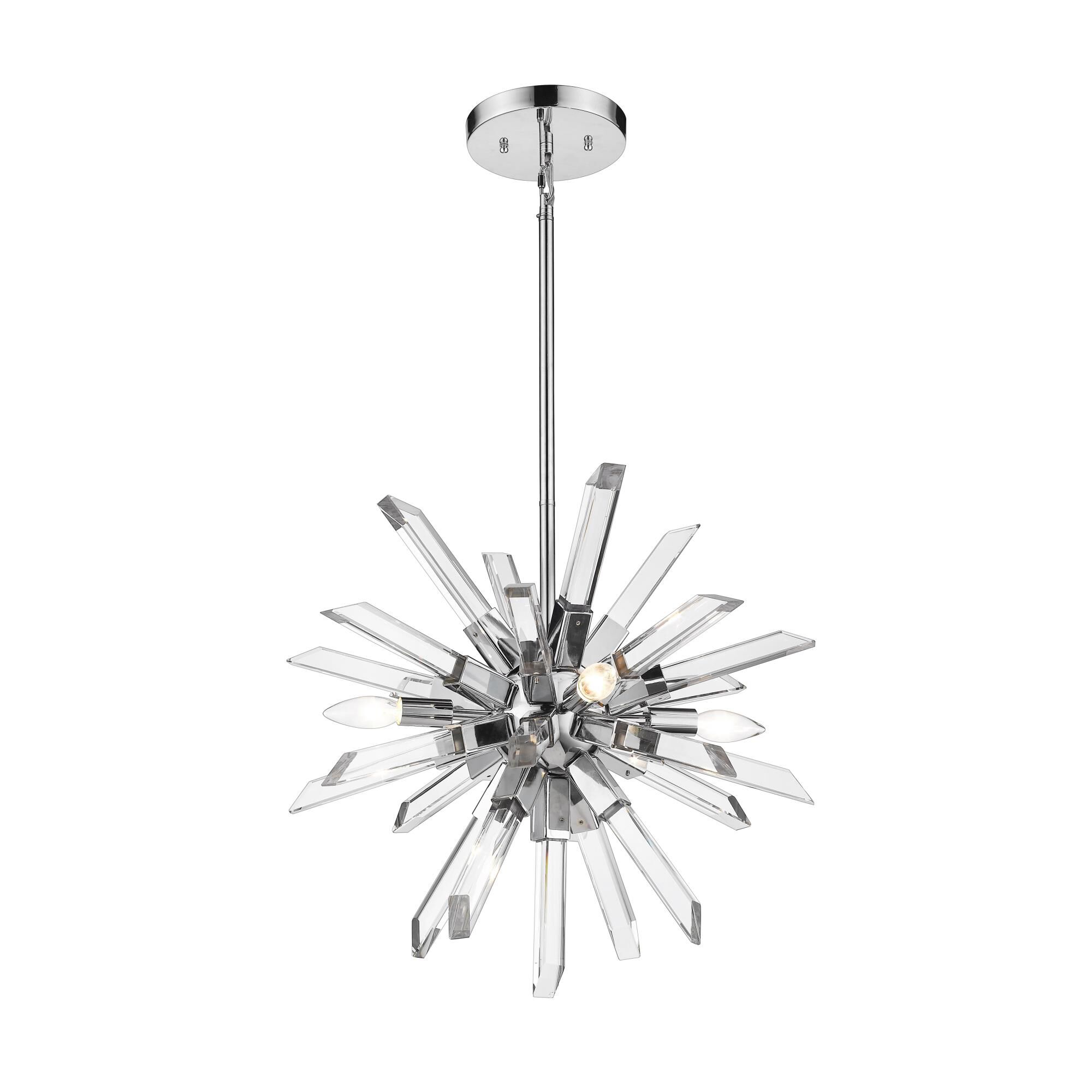 Burst 21 Inch 4 Light Mini Chandelier by Z-Lite