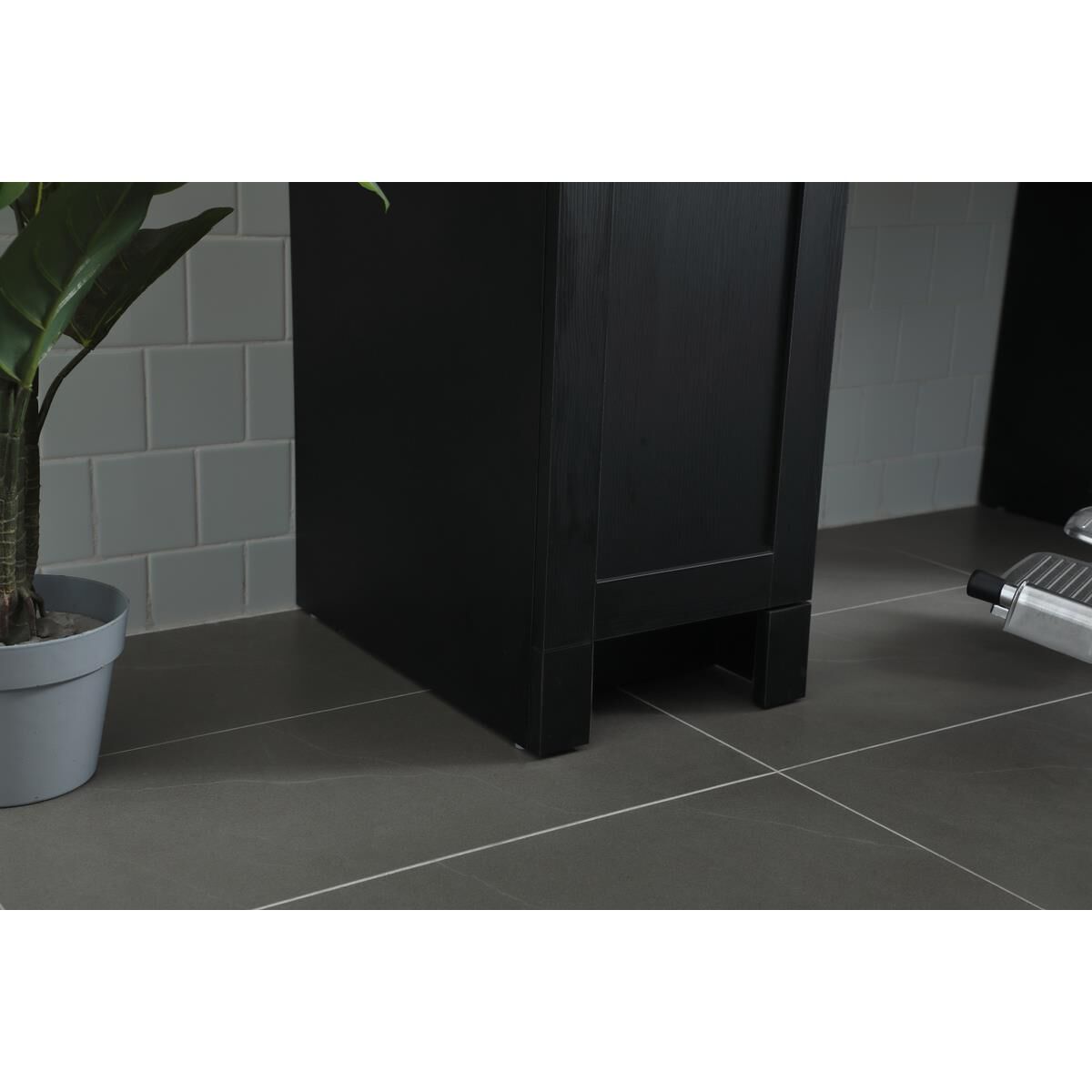 Shown in Black finish