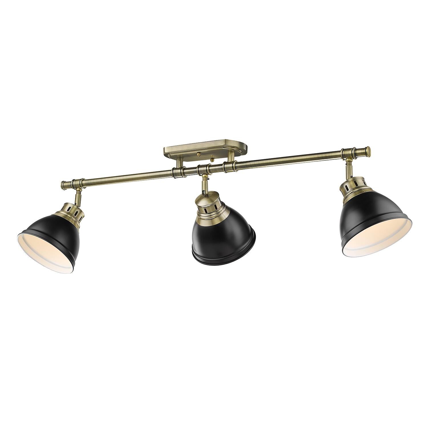 Duncan 35 Inch Track Lighting Kit by Golden Lighting