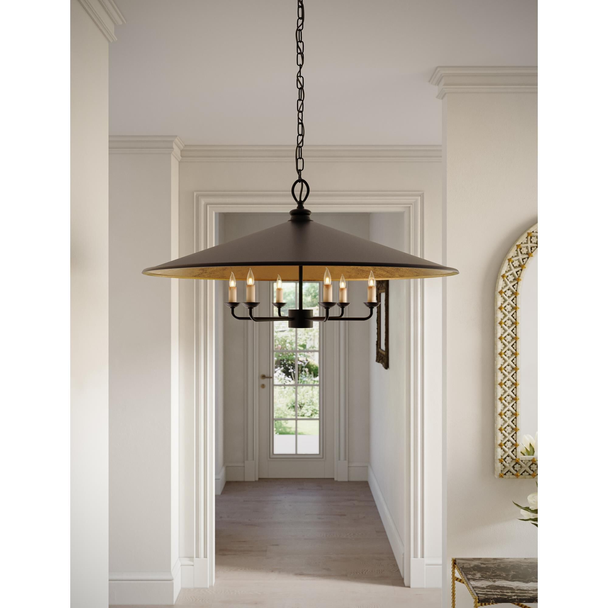 Brussels 36 Inch Large Pendant by Currey and Company