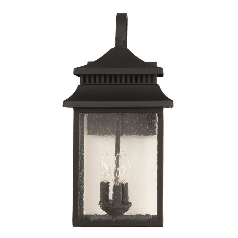Crossbend 20 Inch Tall 3 Light Outdoor Wall Light by Craftmade
