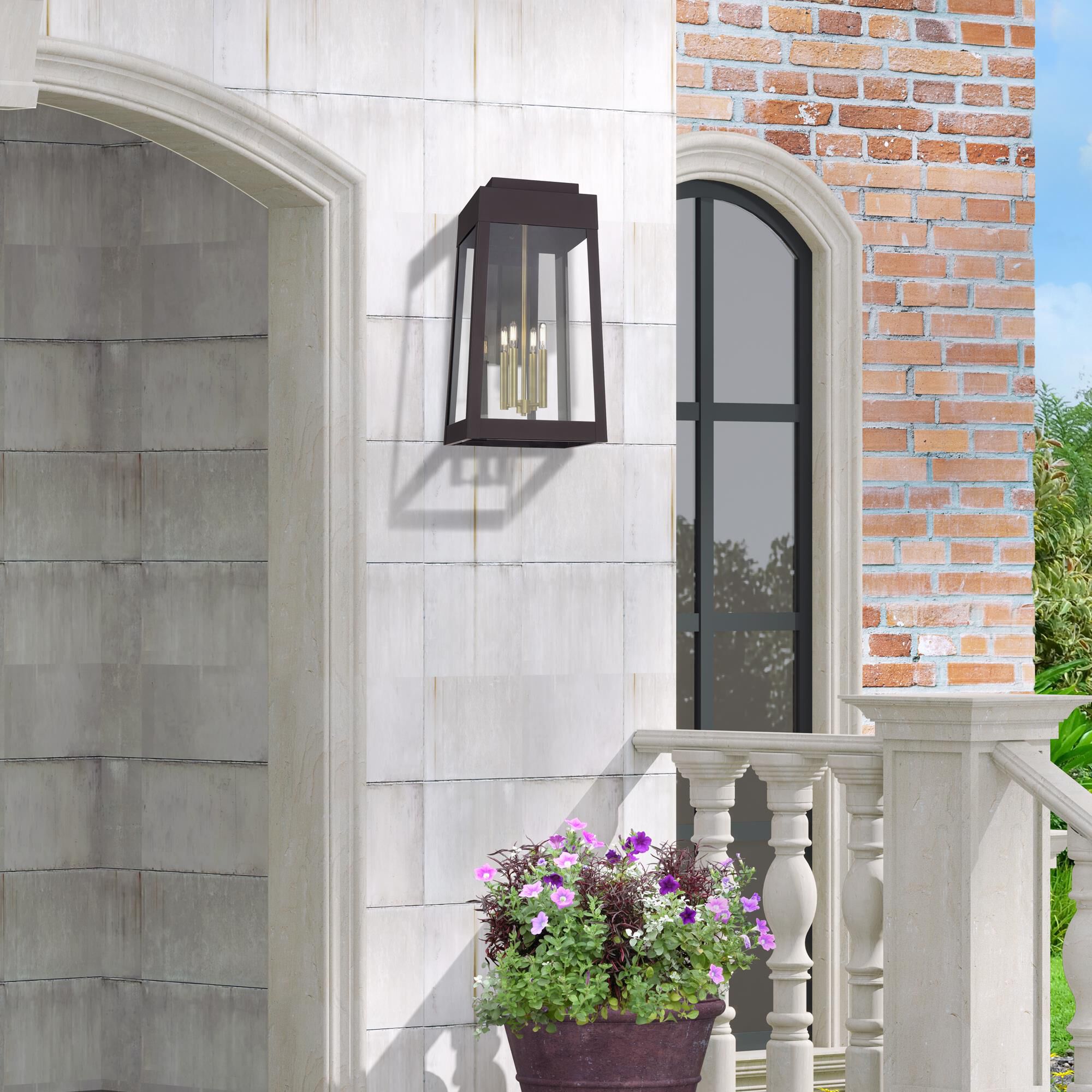 Oslo 14 Inch Outdoor Wall Light by Livex Lighting