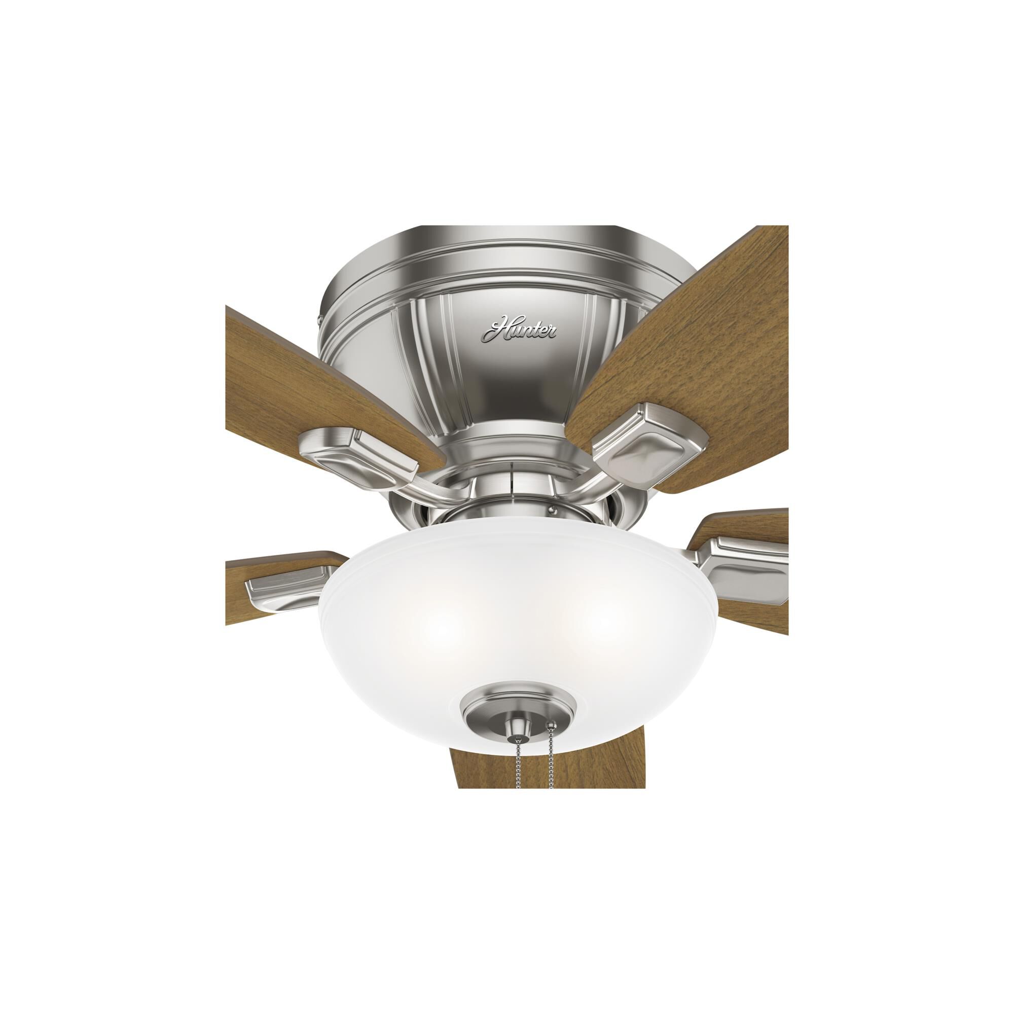 Kenbridge 52 Inch Flush Mount Fan with Light Kit by Hunter Fan
