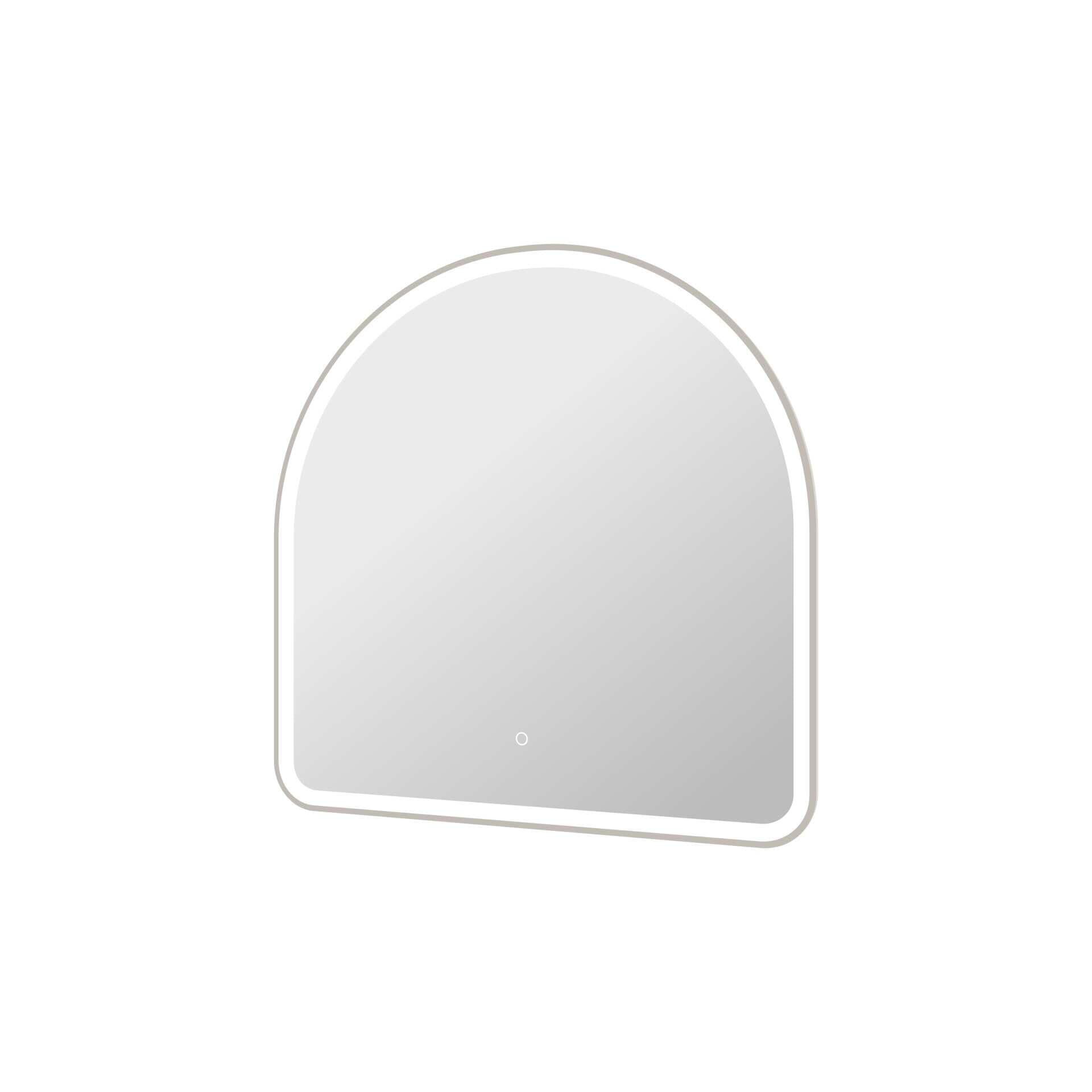 Harmoni 36 Inch Arched LED Lighted Mirror by Elegant Decor