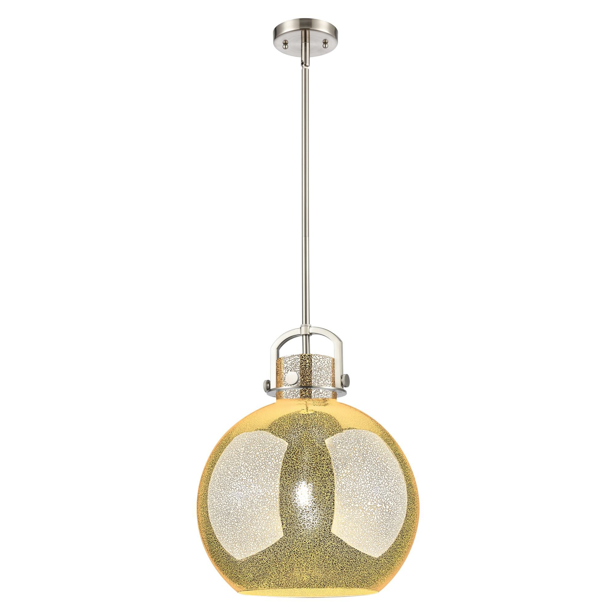 Shown in Satin Nickel finish and Mercury shade