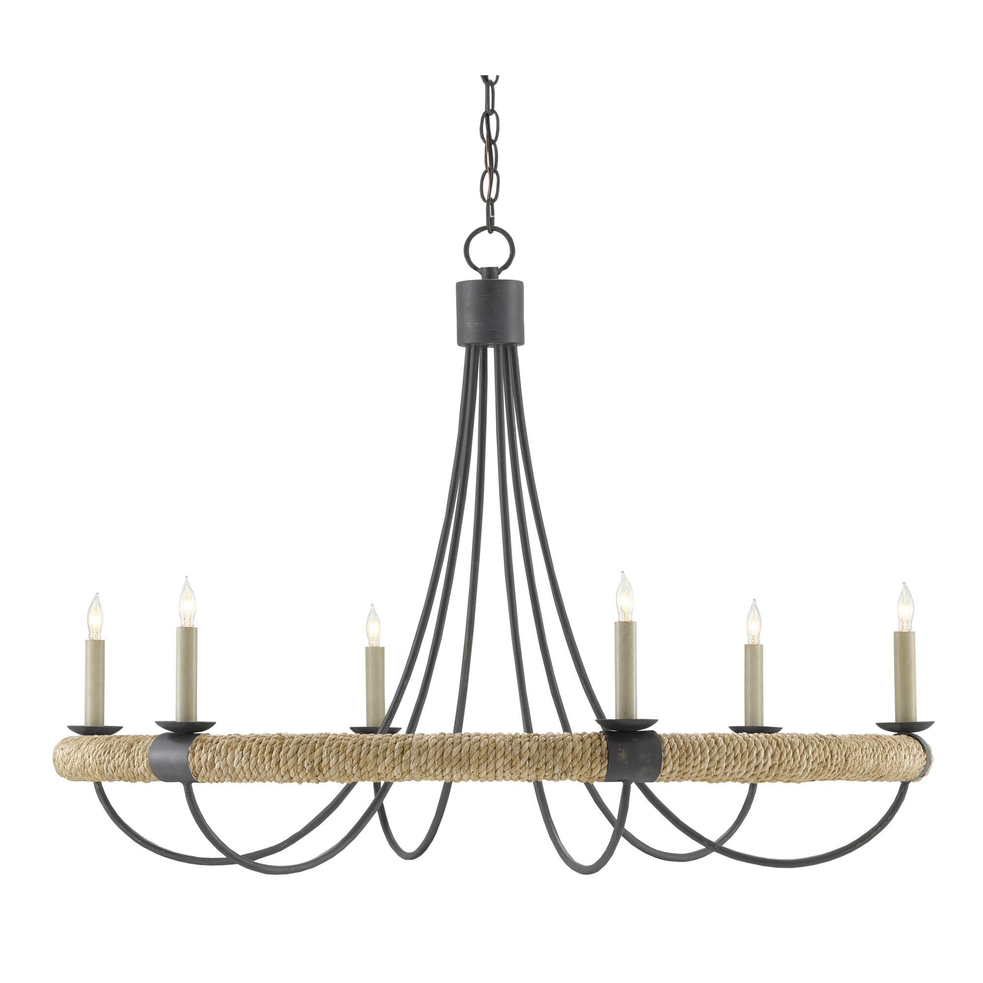 Shown in French Black/Smokewood/Natural Abaca Rope finish