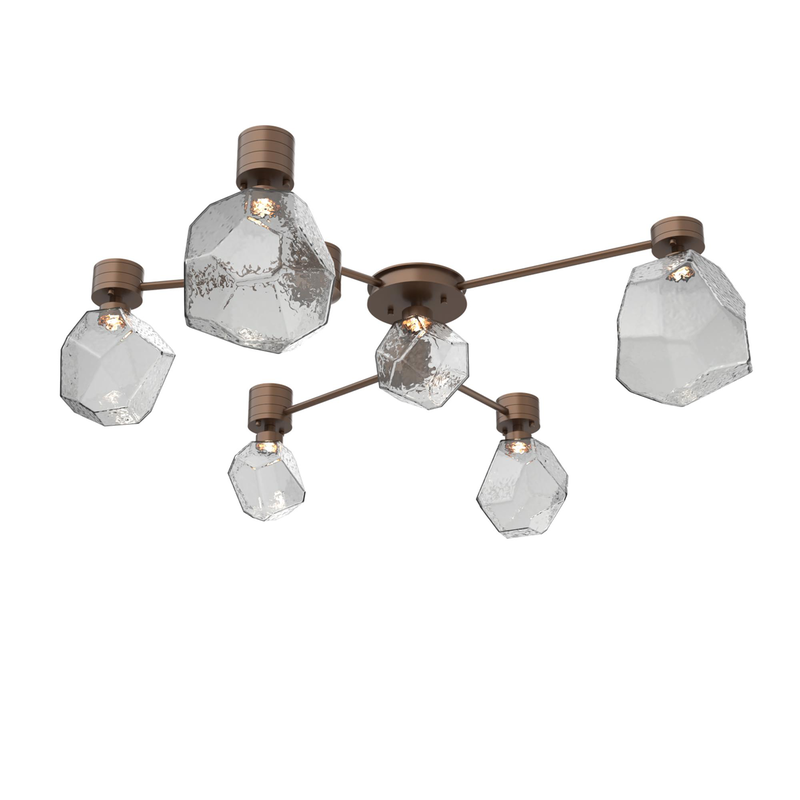 Levi Wilson Gem 38 Inch Semi Flush Mount by Hammerton Studio