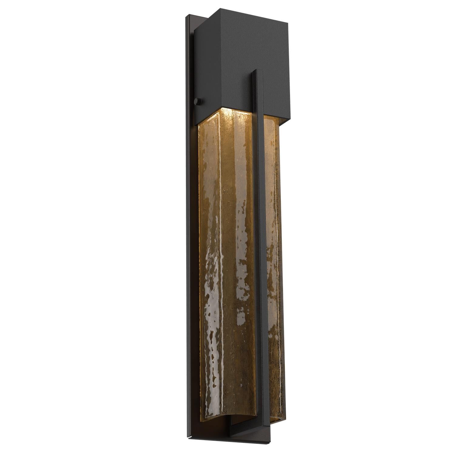 Shown in Textured Black finish and Bronze Granite glass