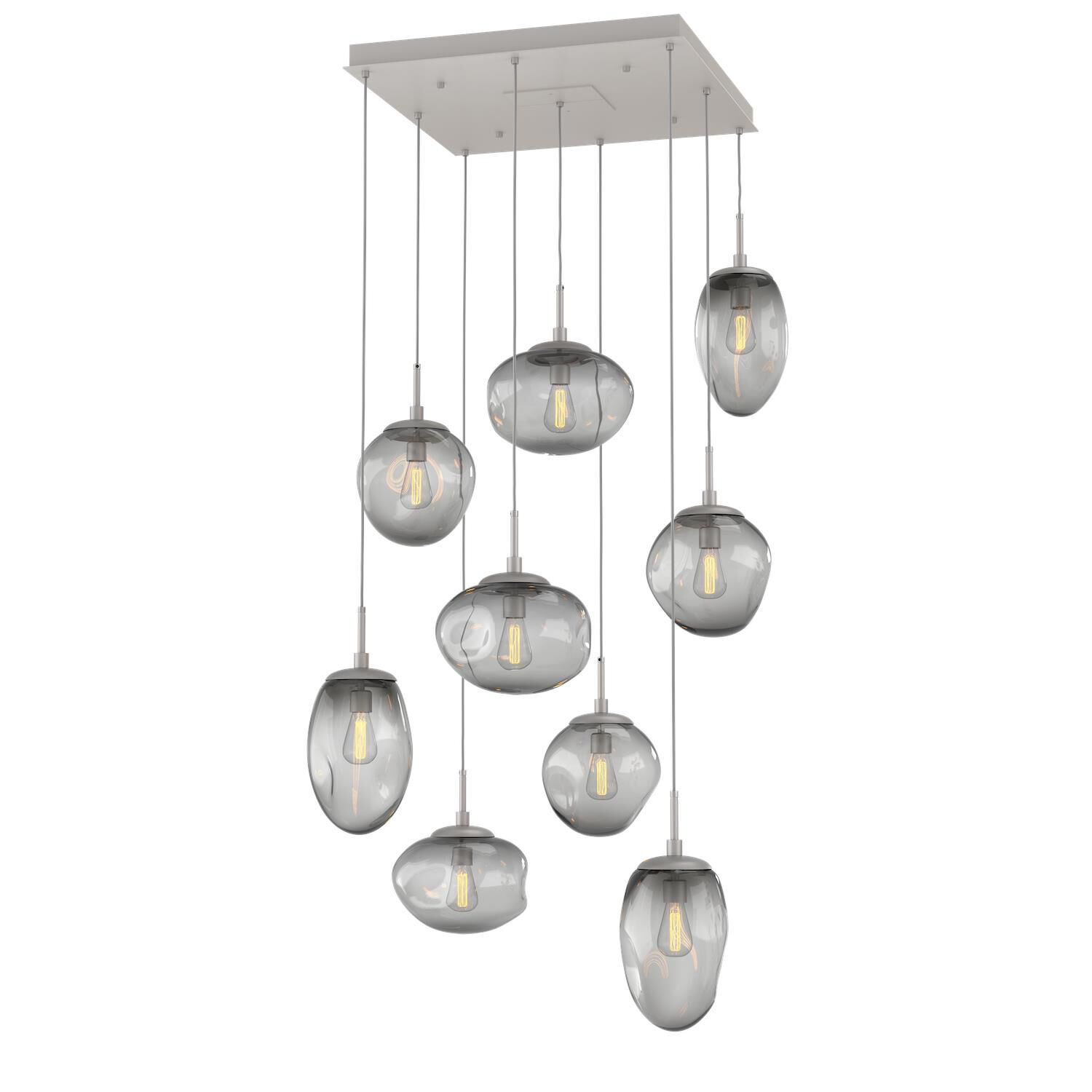 Shown in Metallic Beige Silver finish and Blown Smoke glass