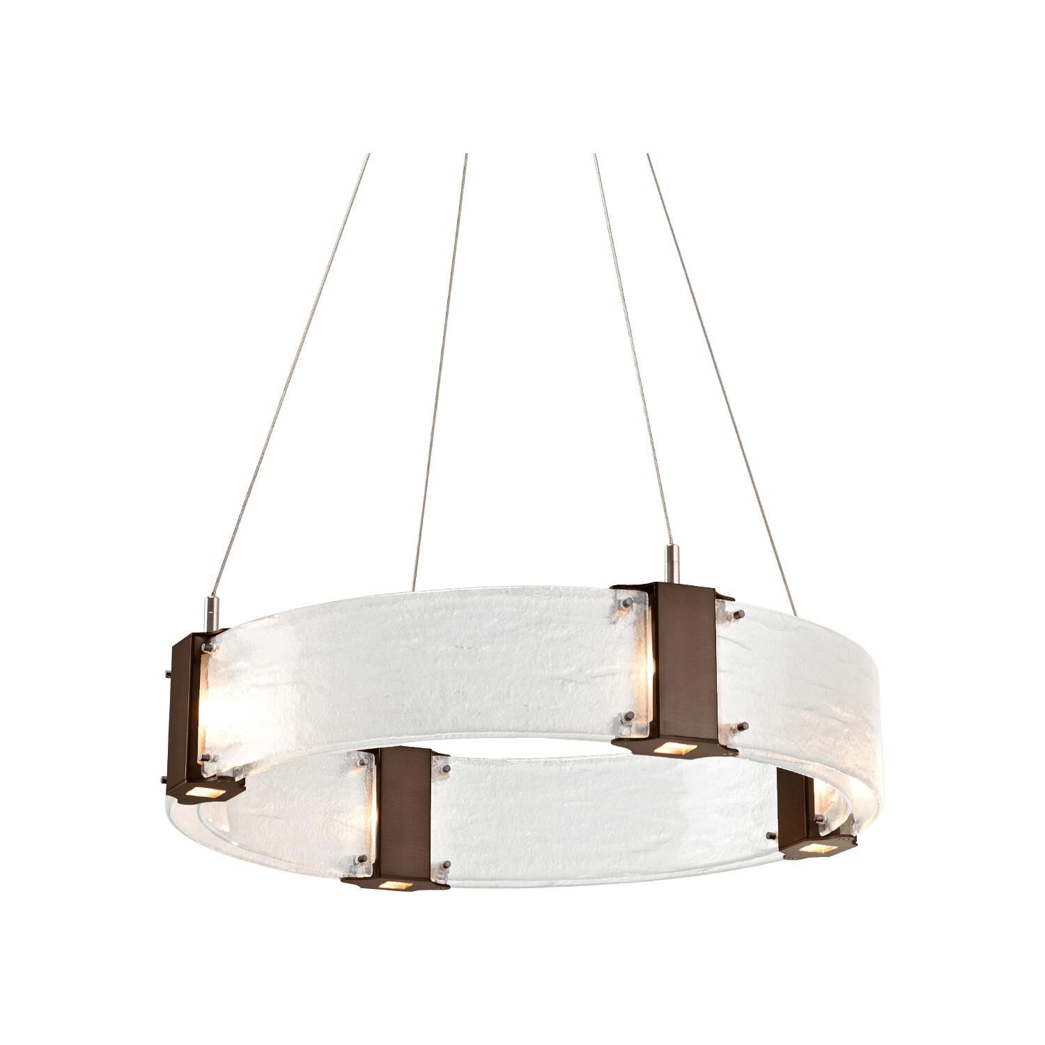 Parallel 23 Inch 12 Light LED Chandelier by Hammerton Studio