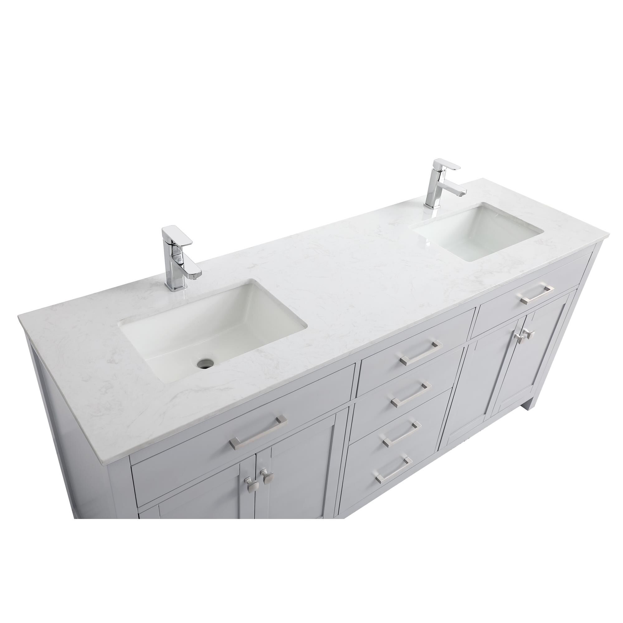 Lewis 72 Inch Bath Vanity by Elegant Decor