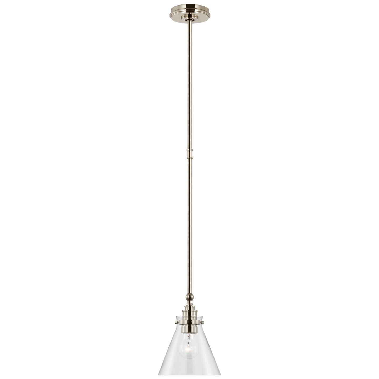 Visual Comfort Signature Collection Chapman and Myers Parkington 7 Inch LED Mini Pendant