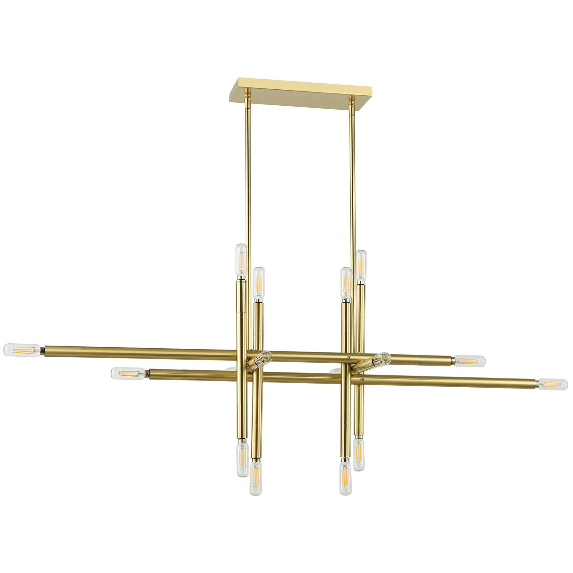 Kanata 40 Inch 16 Light Linear Suspension Light by Dainolite