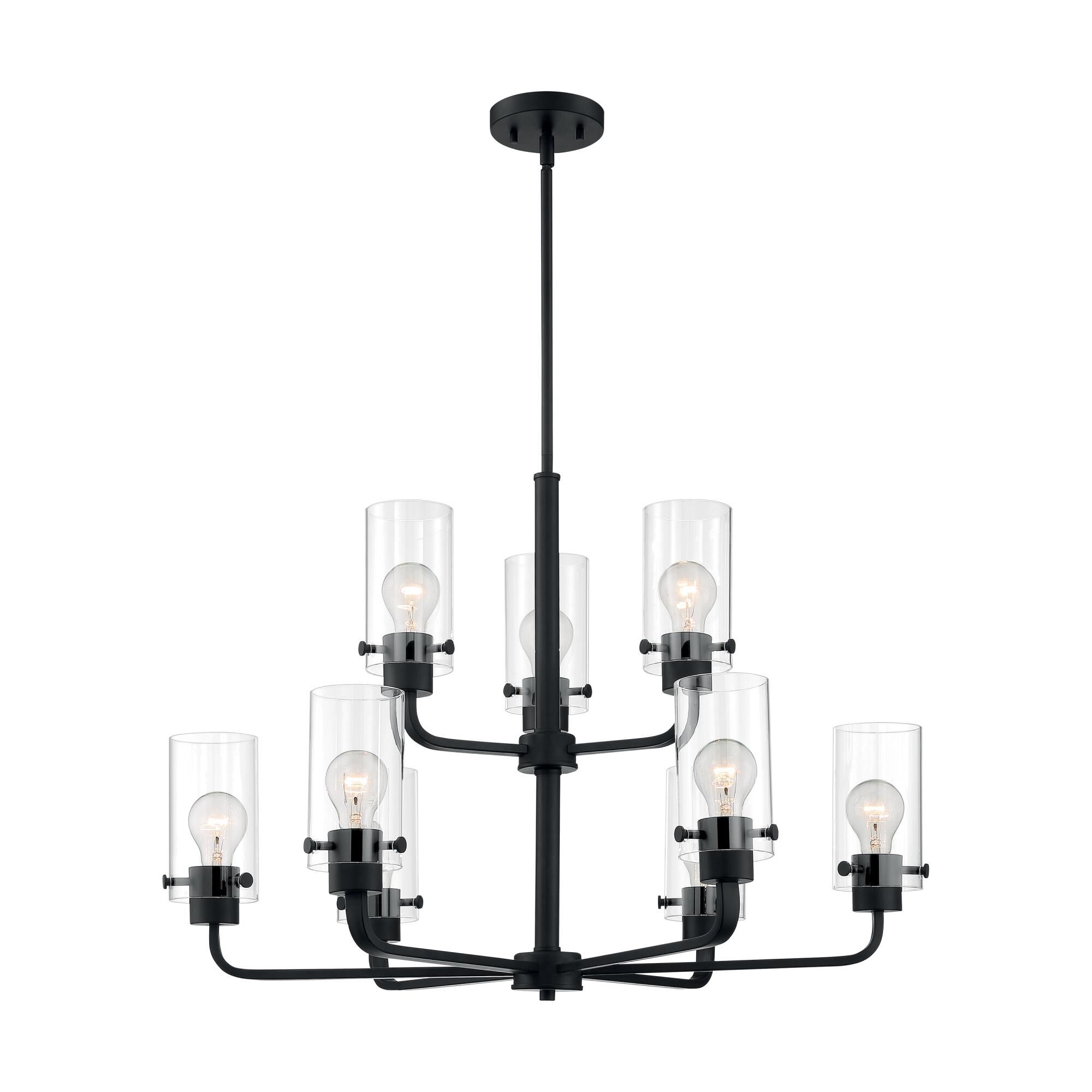 Sommerset 30 Inch 9 Light Chandelier by Nuvo Lighting