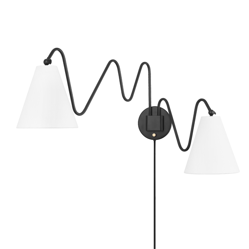 Tali Roth Onda Large Wall Swing Lamp by Mitzi