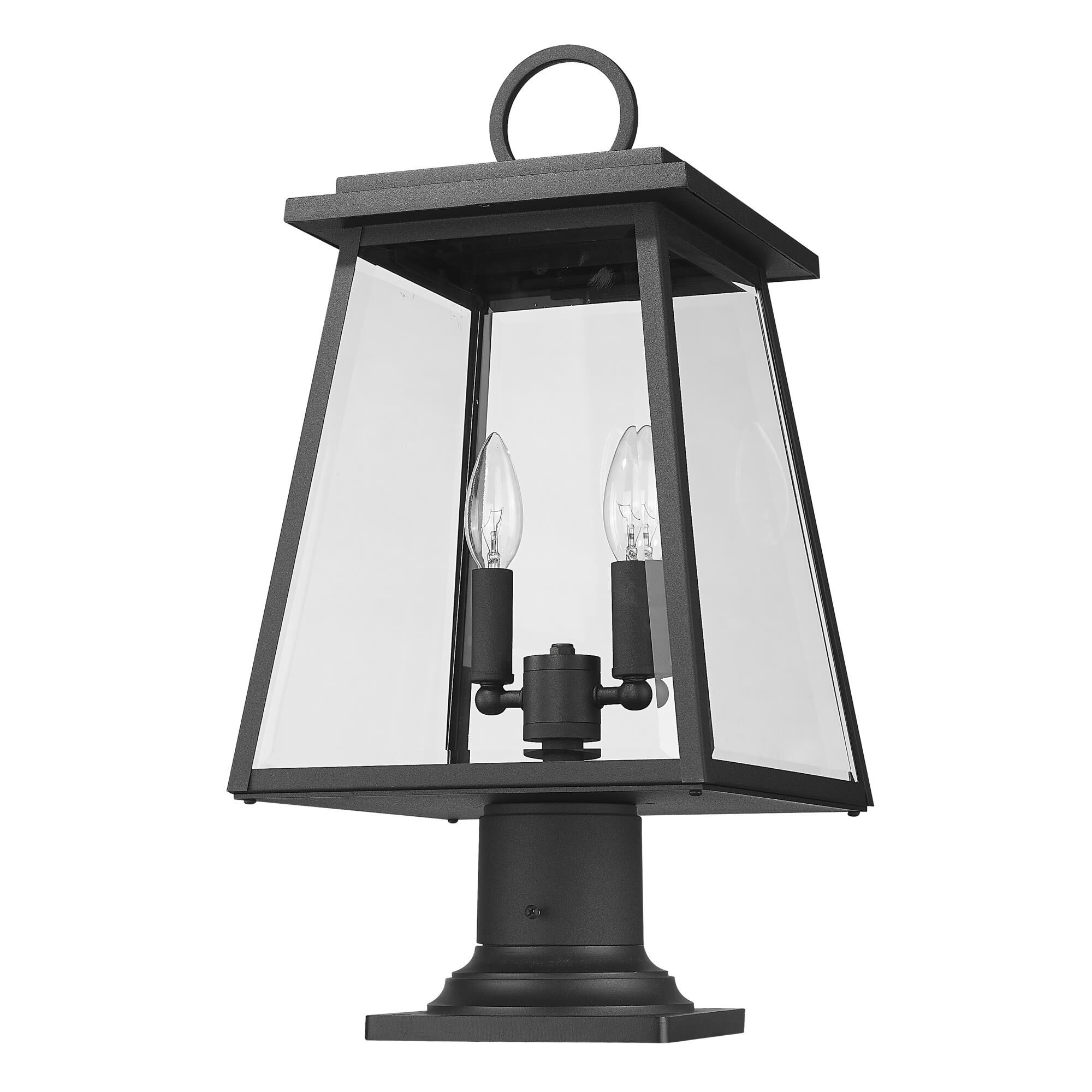 Broughton 21 Inch Tall 2 Light Outdoor Pier Lamp by Z-Lite