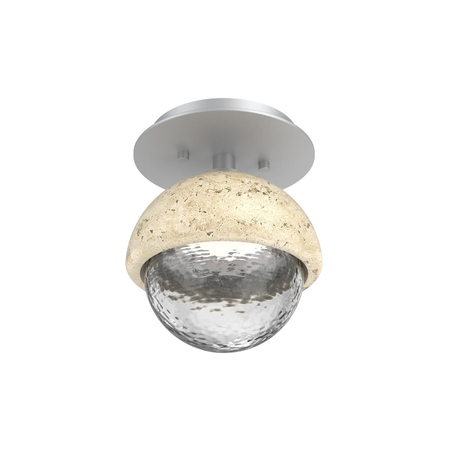 Levi Wilson Cabochon 6 Inch Flush Mount by Hammerton Studio