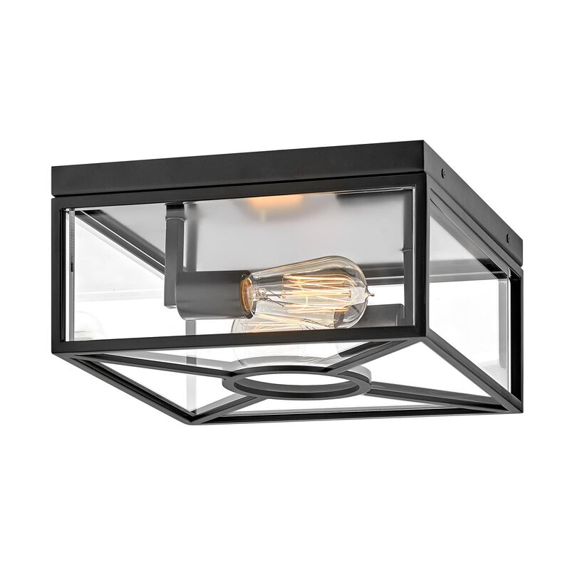 Brixton 12 Inch 2 Light Outdoor Flush Mount by Hinkley