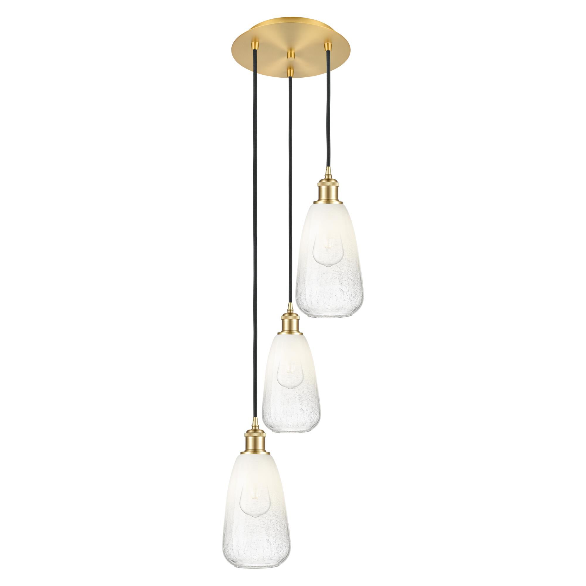 Bruno Marashlian Brookhaven Almond 13 Inch Multi Light Pendant by Innovations Lighting