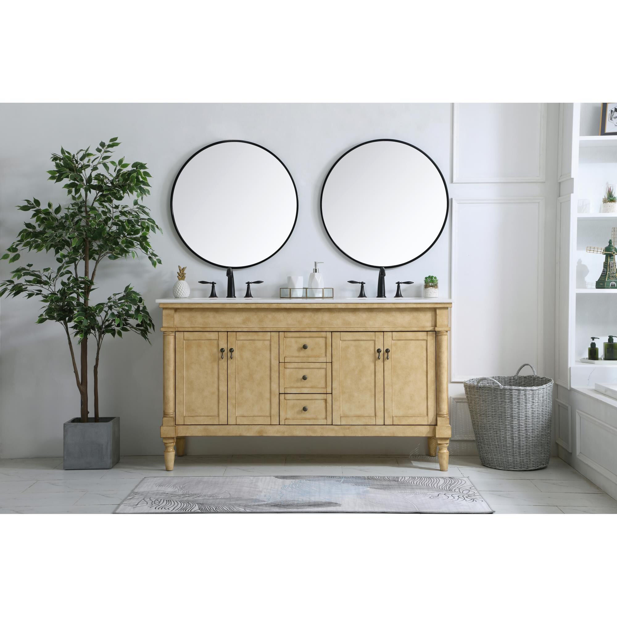 Shown in Antique Beige finish