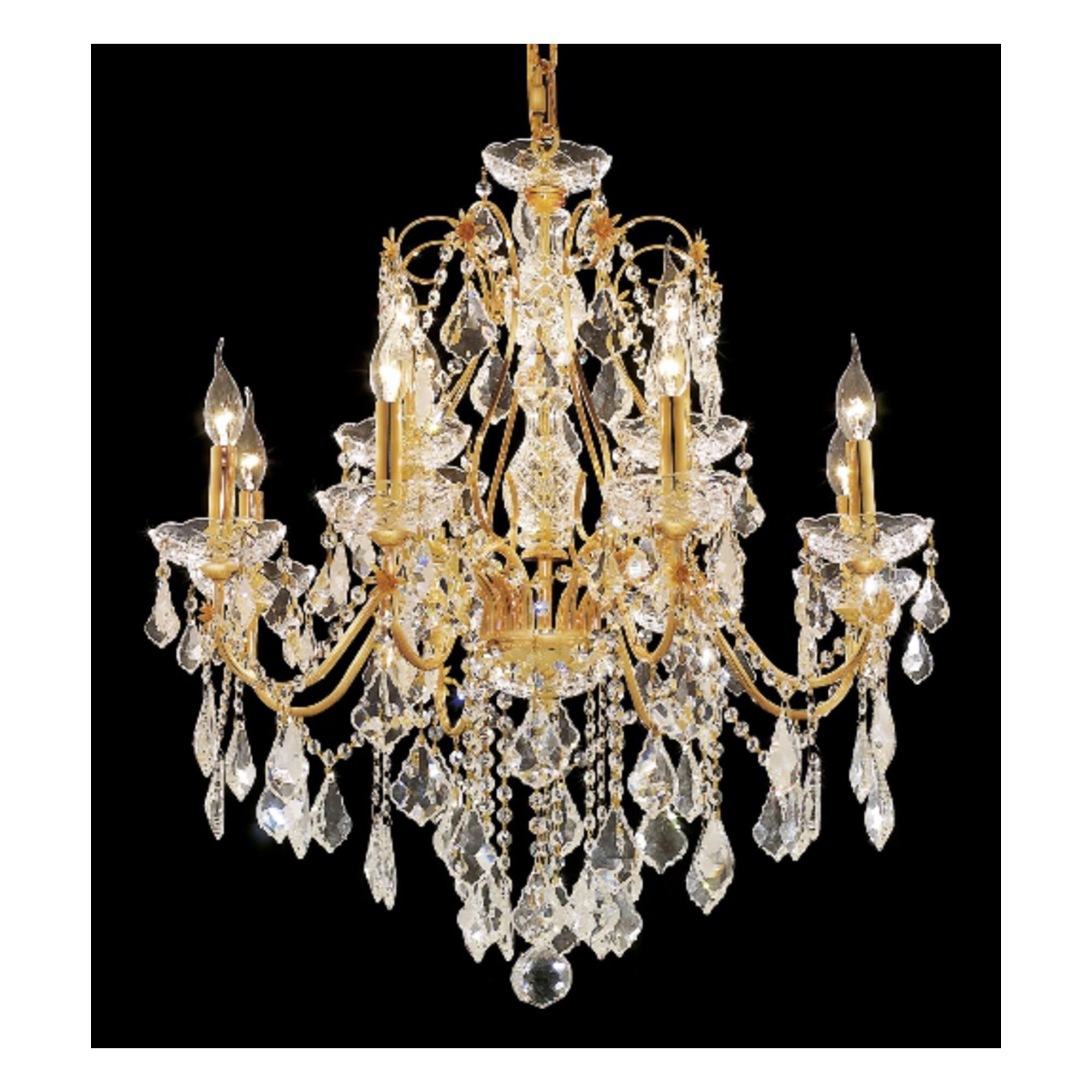 St. Francis 28 Inch 12 Light Chandelier by Elegant Lighting
