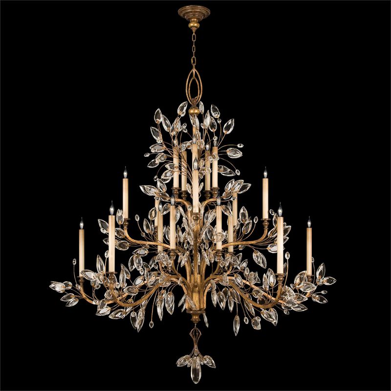 Crystal Laurel 75 Inch Chandelier by Fine Art Handcrafted Lighting