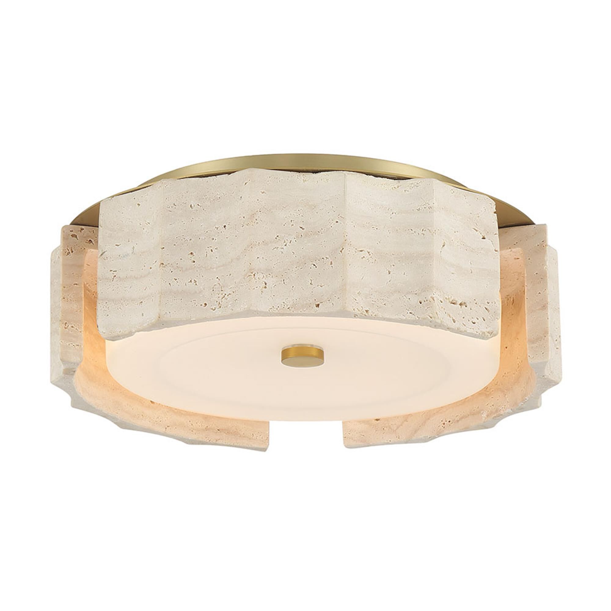 Shown in Gold finish and Opal Etched glass