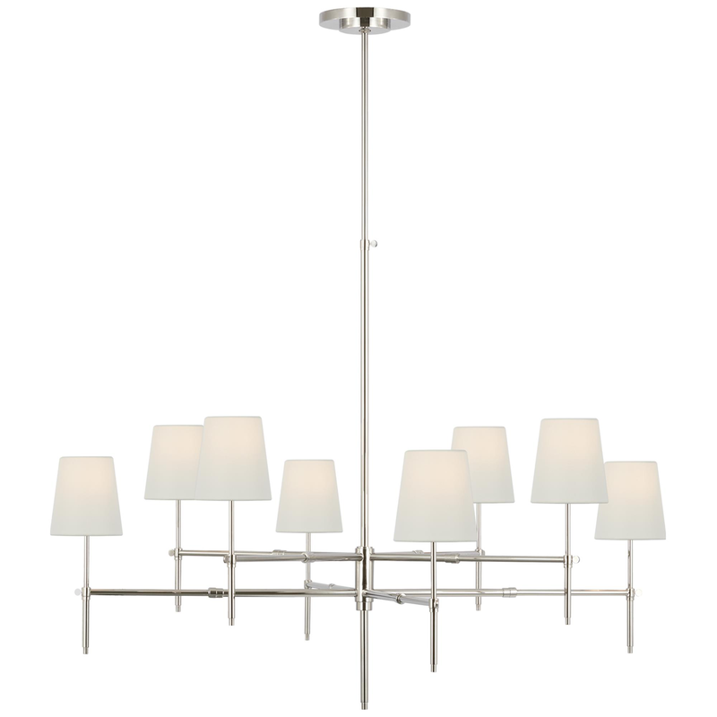 Thomas O'Brien Bryant 48 Inch 8 Light LED Chandelier by Visual Comfort Signature Collection