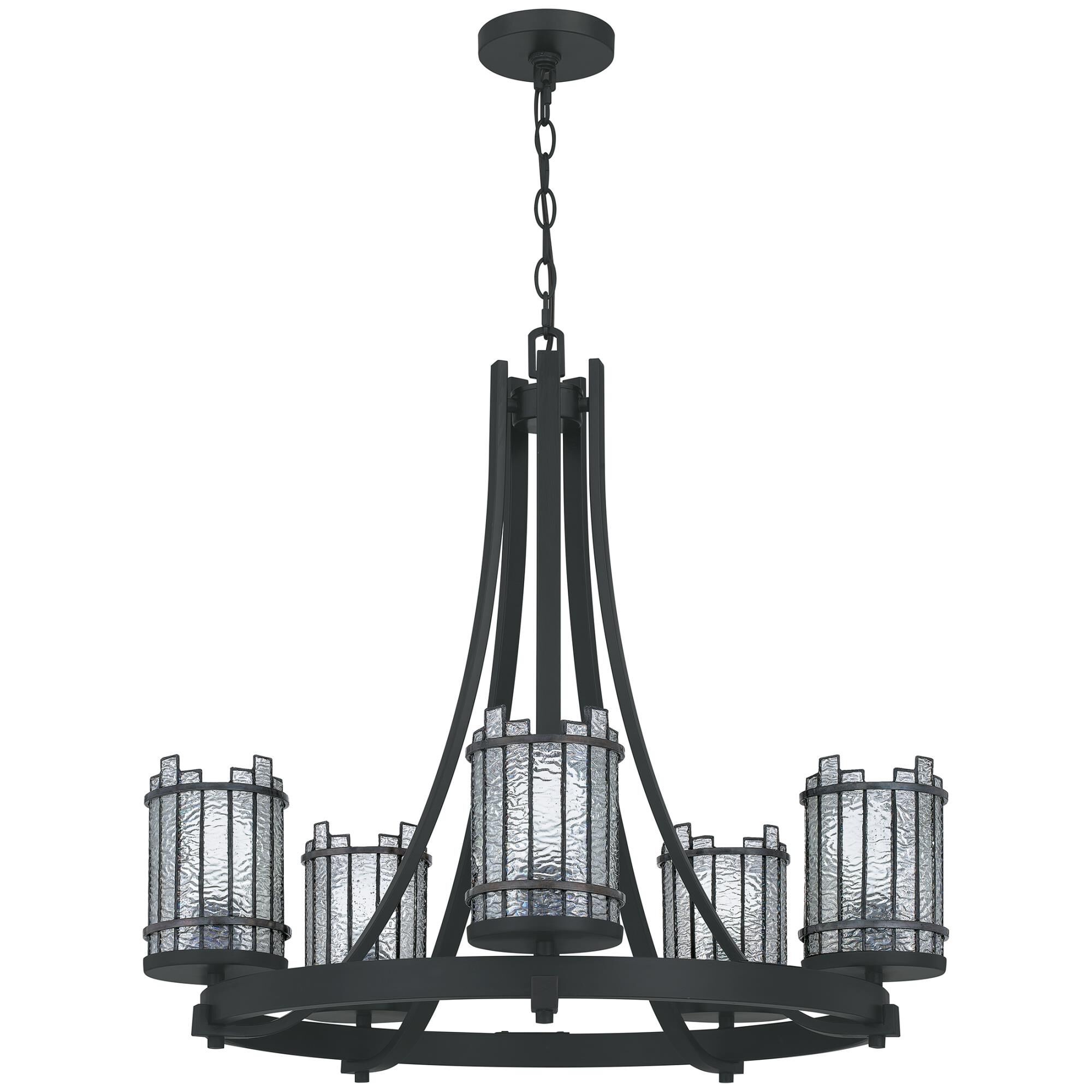 Hartman 26 Inch 5 Light Chandelier by Quoizel