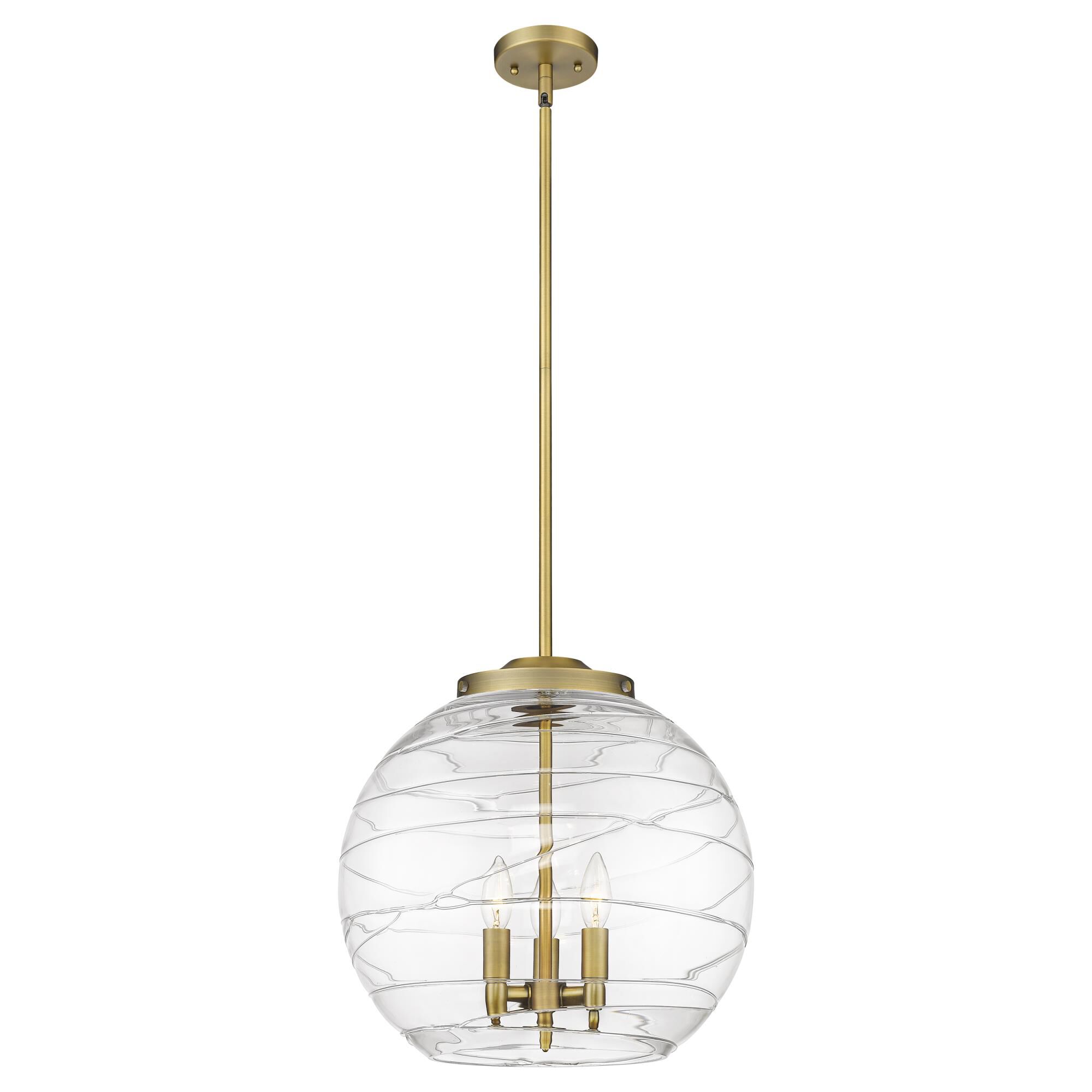 Bruno Marashlian Athens Deco Swirl 16 Inch Large Pendant by Innovations Lighting