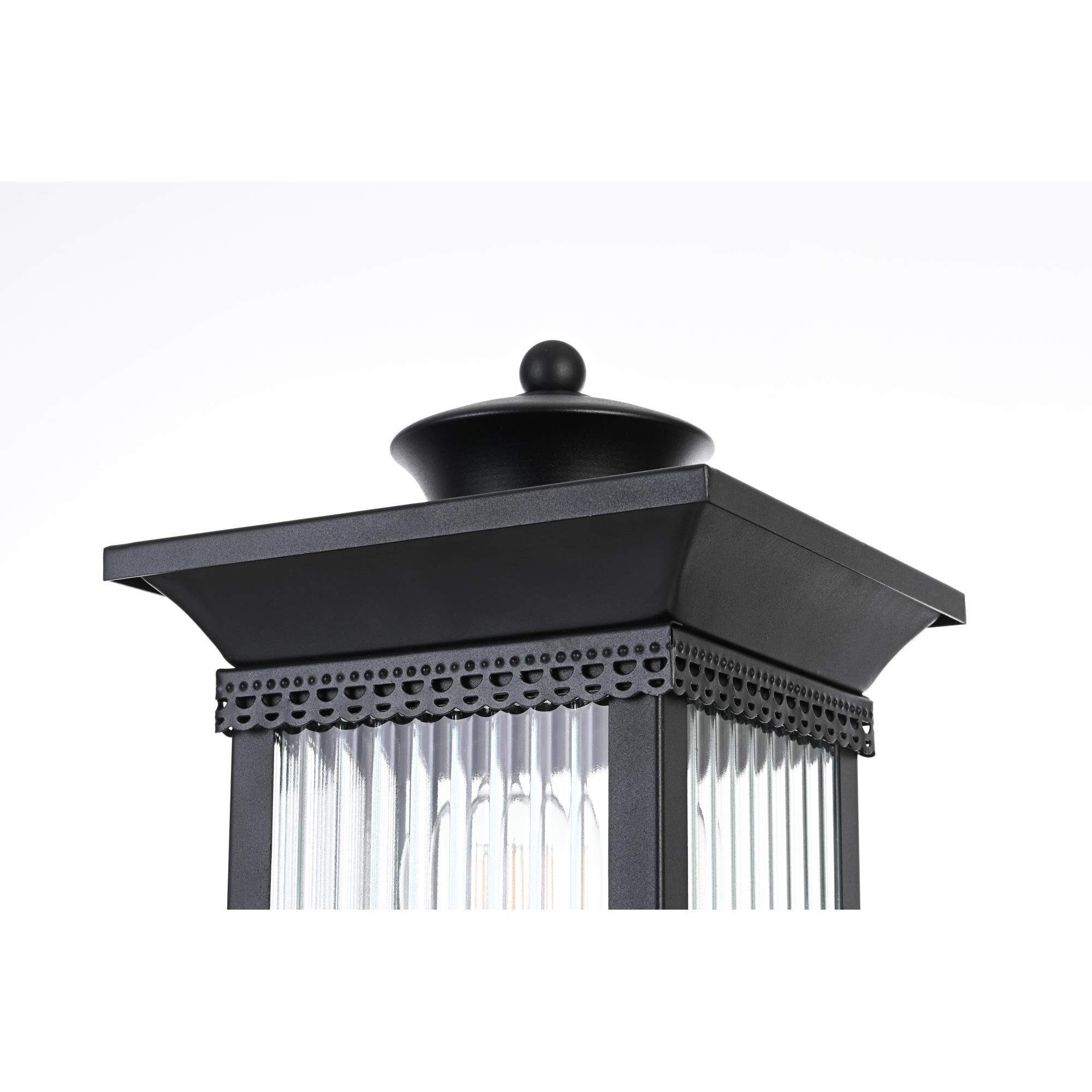 Collins 19 Inch Outdoor Post Lamp by Elegant Lighting