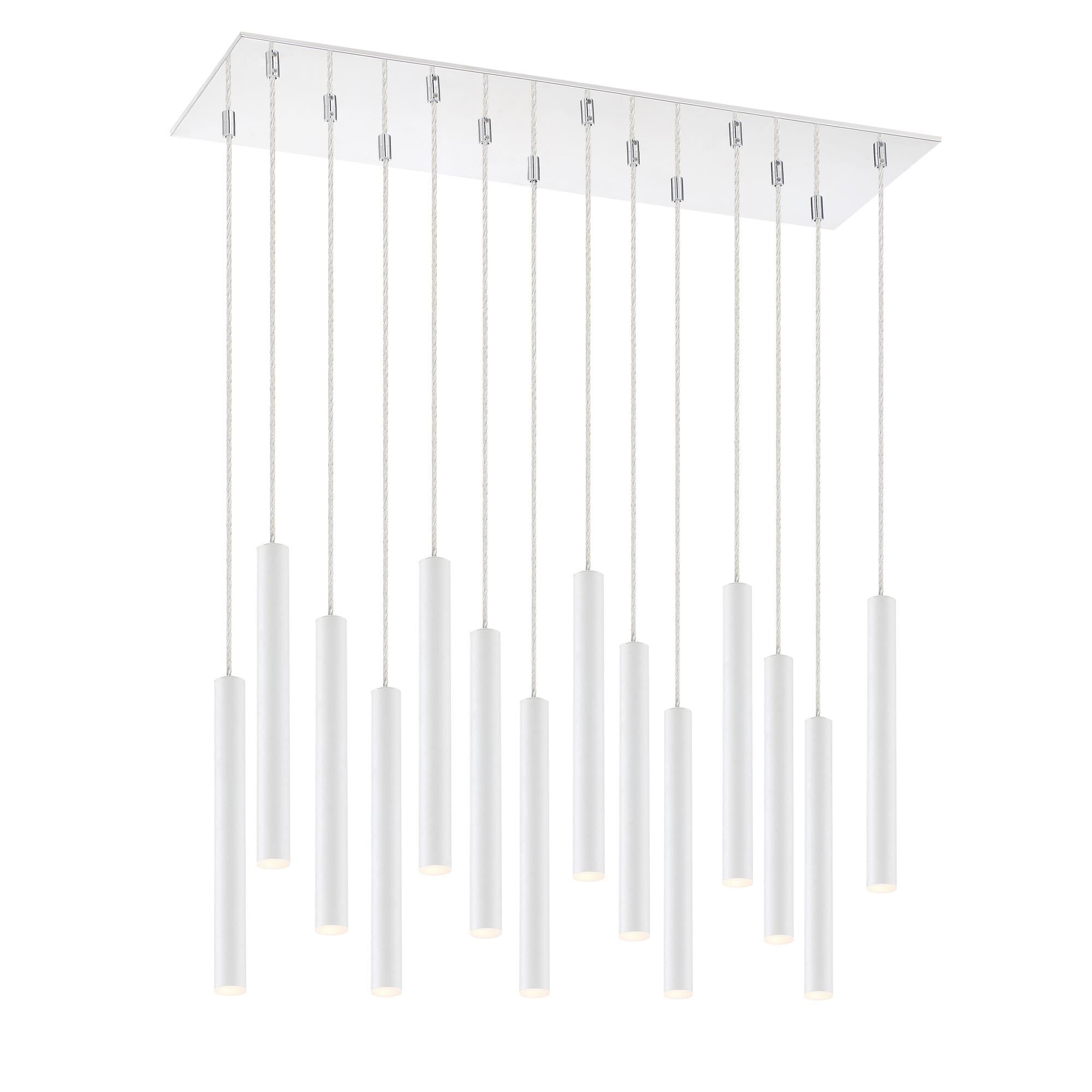 Shown in Chrome finish and Steel glass and Steel shade