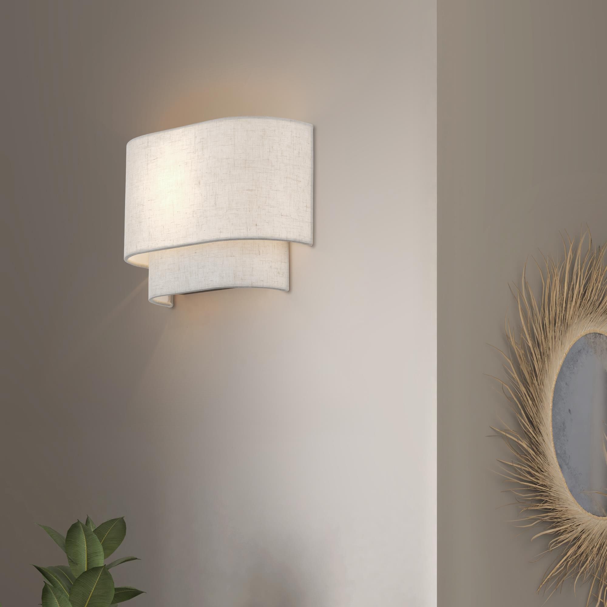 Manorwood 8 Inch Wall Sconce by Livex Lighting