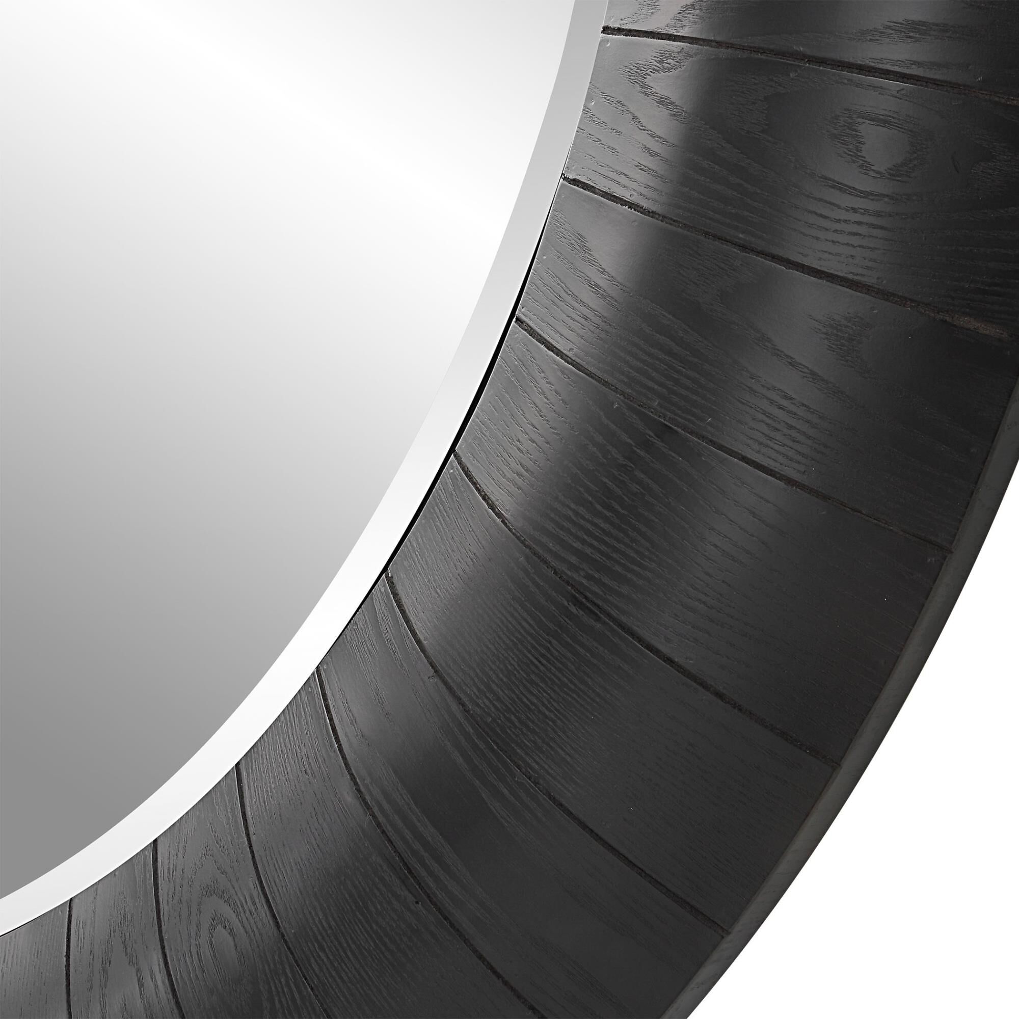 Stockade Round Mirror Decorative Mirrors by Uttermost