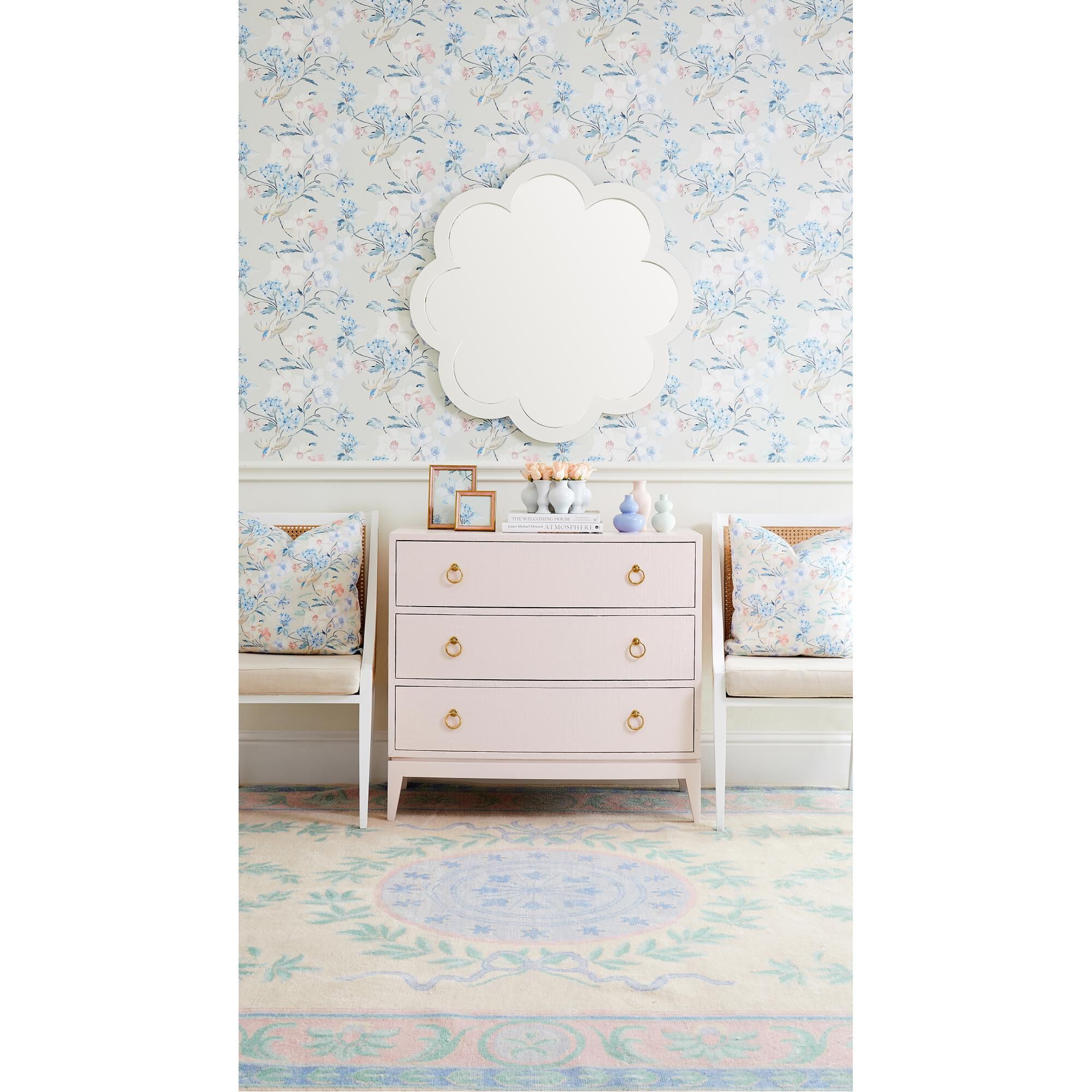 Poppy 36 Inch Decorative Mirror by Cooper Classics