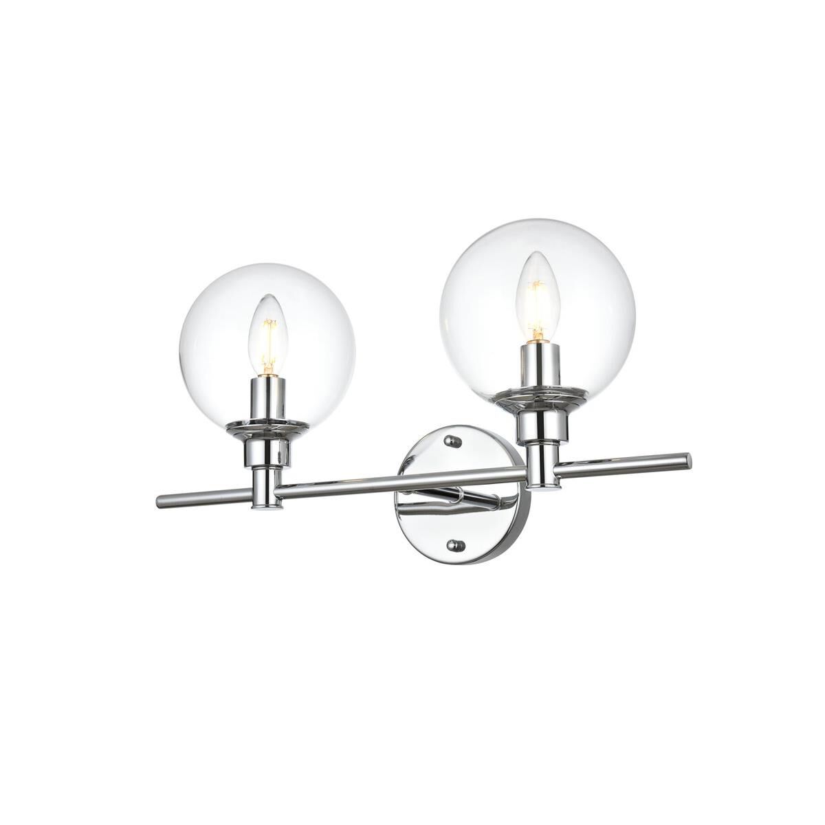 Jaelynn 19 Inch 2 Light Bath Vanity Light by Elegant Lighting
