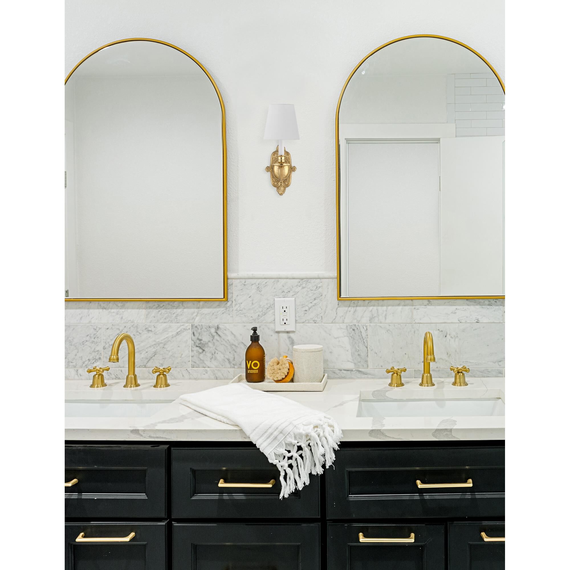 Shown in Polished Brass finish